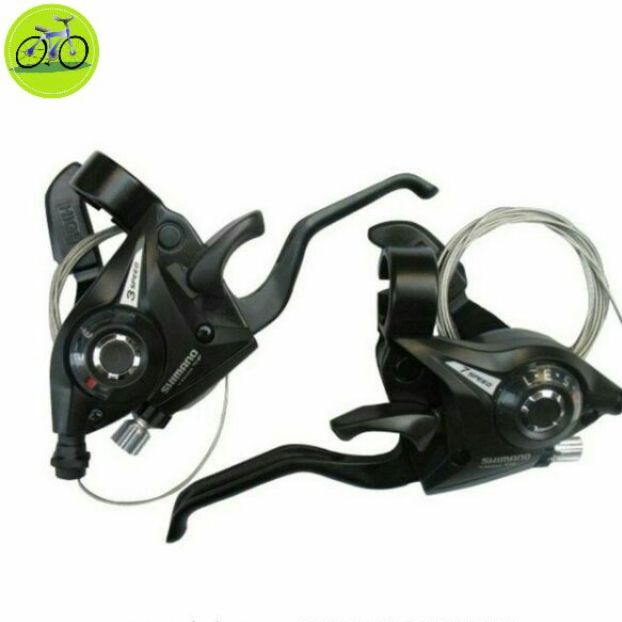 Cặp tay đề bấm xả xe đạp Shimano EF51 3x7 Speed tặng dầu tra sên xích xe đạp