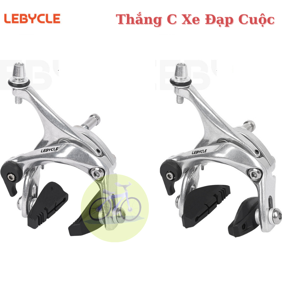 [HCM] Ngàm Thắng Road Lebyclc Càng C , Phanh Chữ C 3 Lá Nhôm Cho Xe Đạp Đường Trường