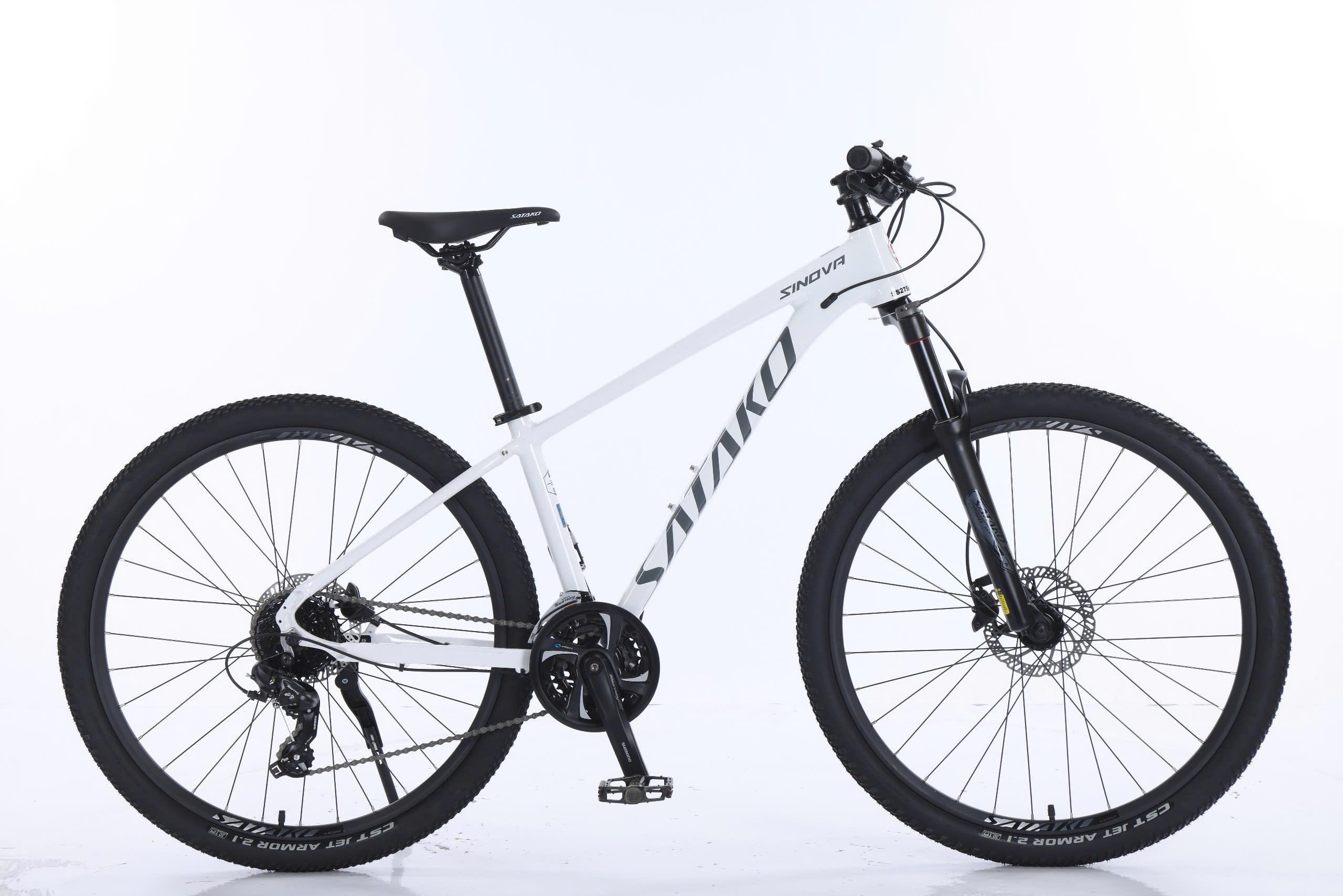 SATAKO SINOVA 2025 – Xe Đạp Địa Hình MTB 27.5 Inch, Khung Nhôm 6061, Shimano 24 Tốc Độ, Phanh Dầu MT200