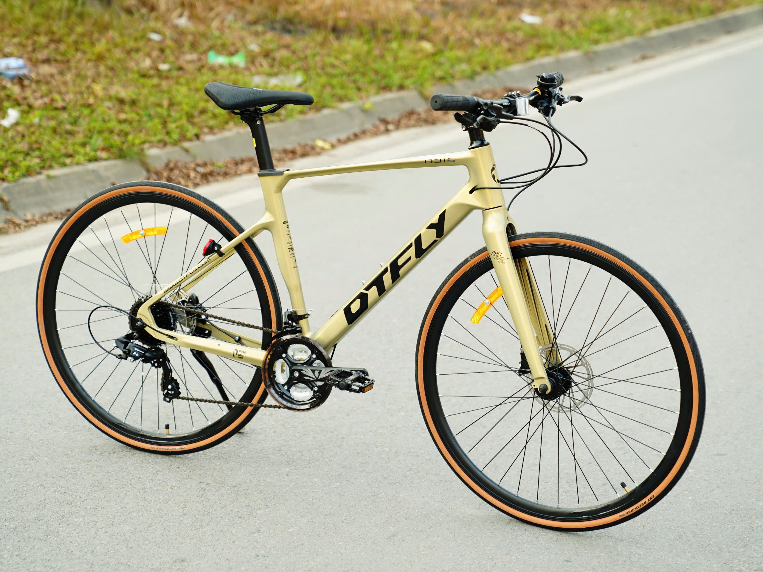 DTFLY R-315 Xe Đạp Touring Đường Phố - Khung Magie Đúc Liền Khối, Shimano 24 Tốc Độ, Phanh Dầu MT200