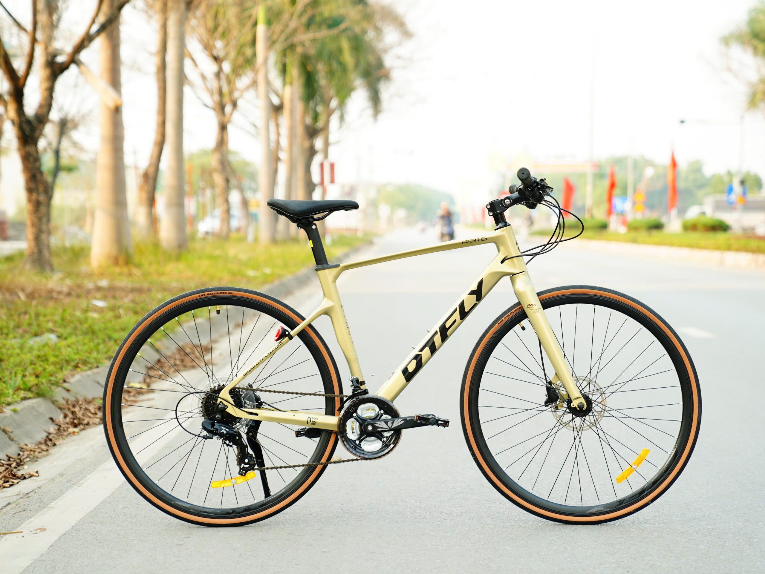 DTFLY R-315 Xe Đạp Touring Đường Phố - Khung Magie Đúc Liền Khối, Shimano 24 Tốc Độ, Phanh Dầu MT200