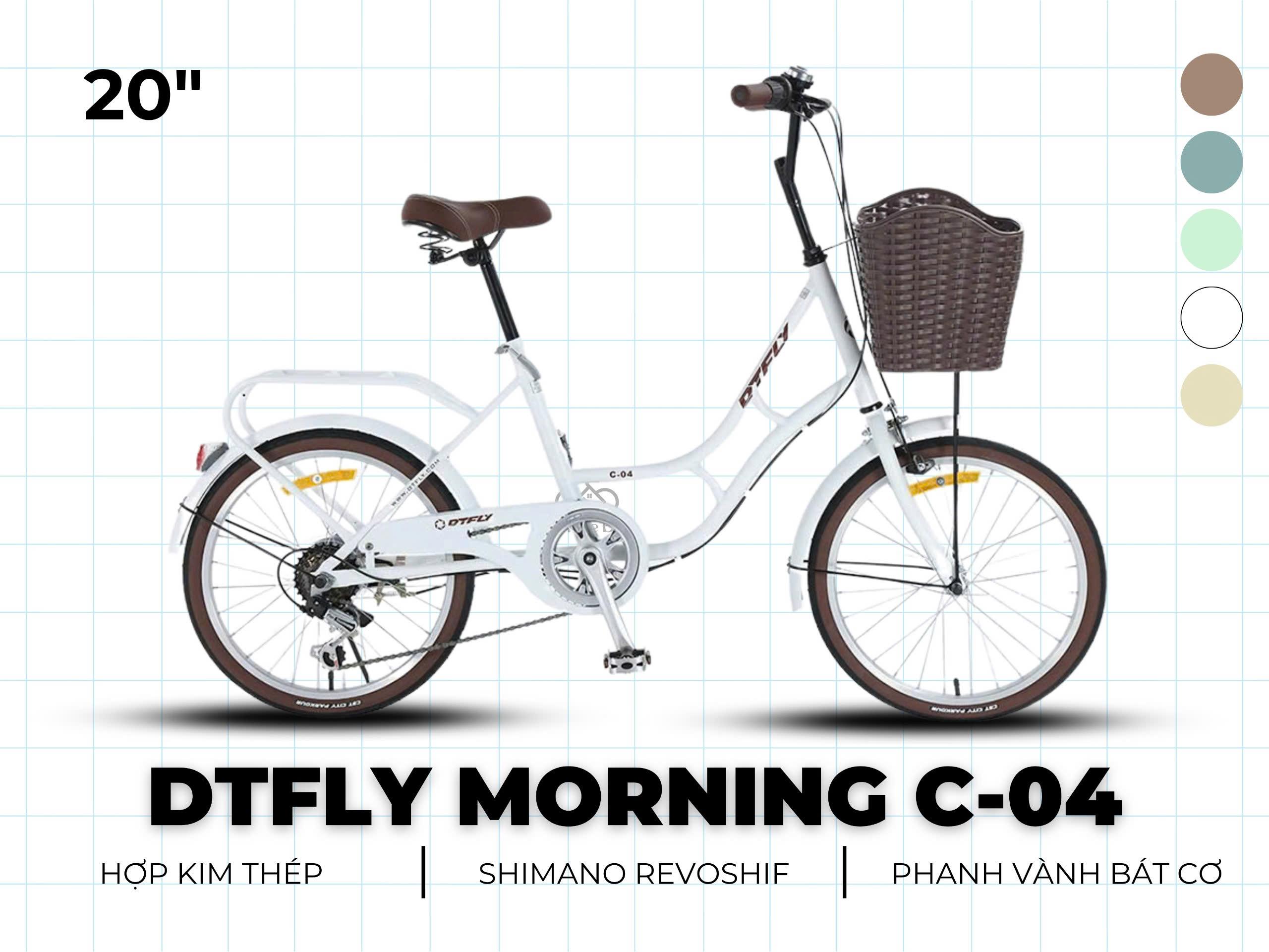 Xe Đạp mini DTFLY MORNING C-04 / phù hợp nữ 1m45-1m65