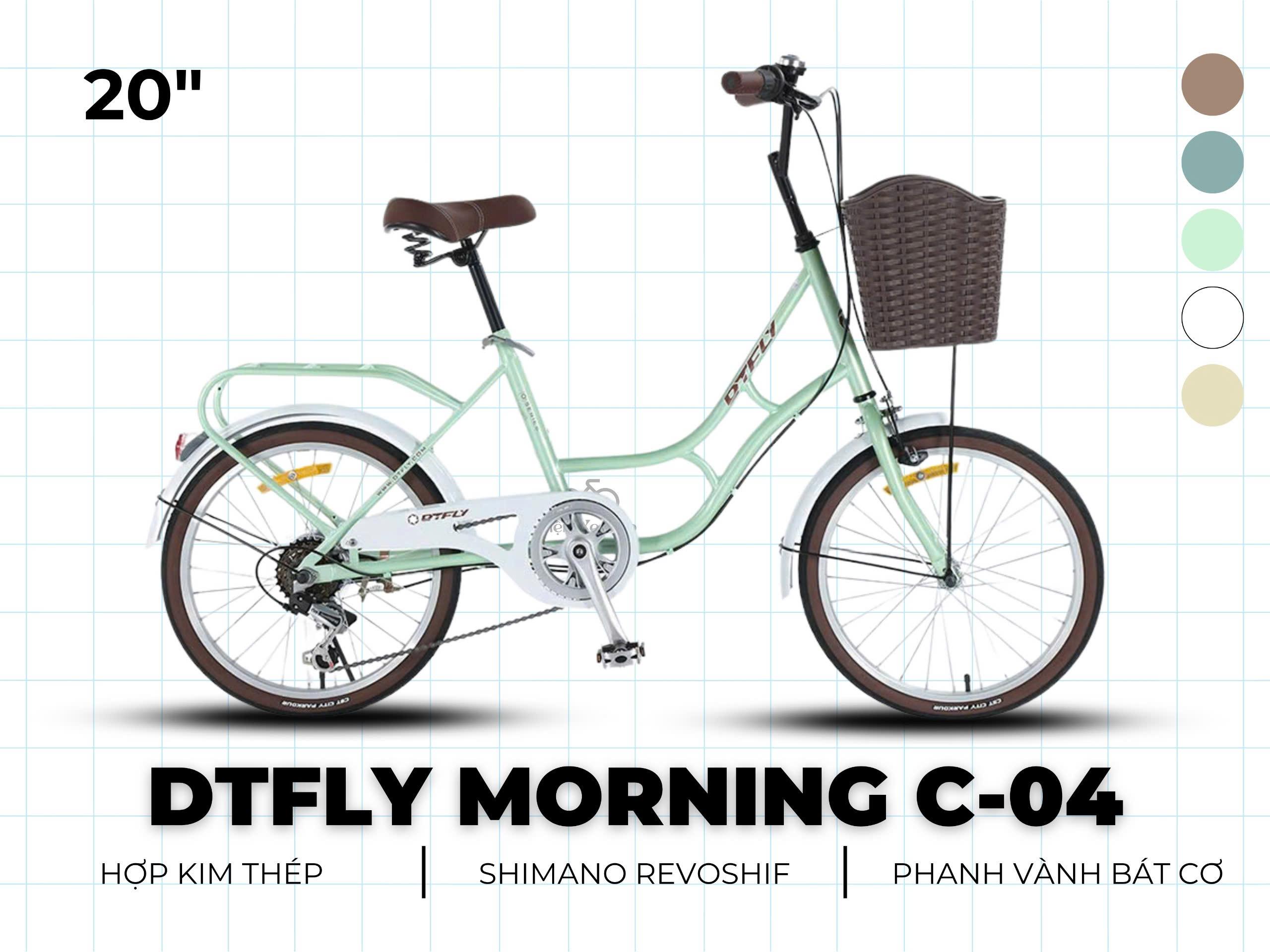 Xe Đạp mini DTFLY MORNING C-04 / phù hợp nữ 1m45-1m65