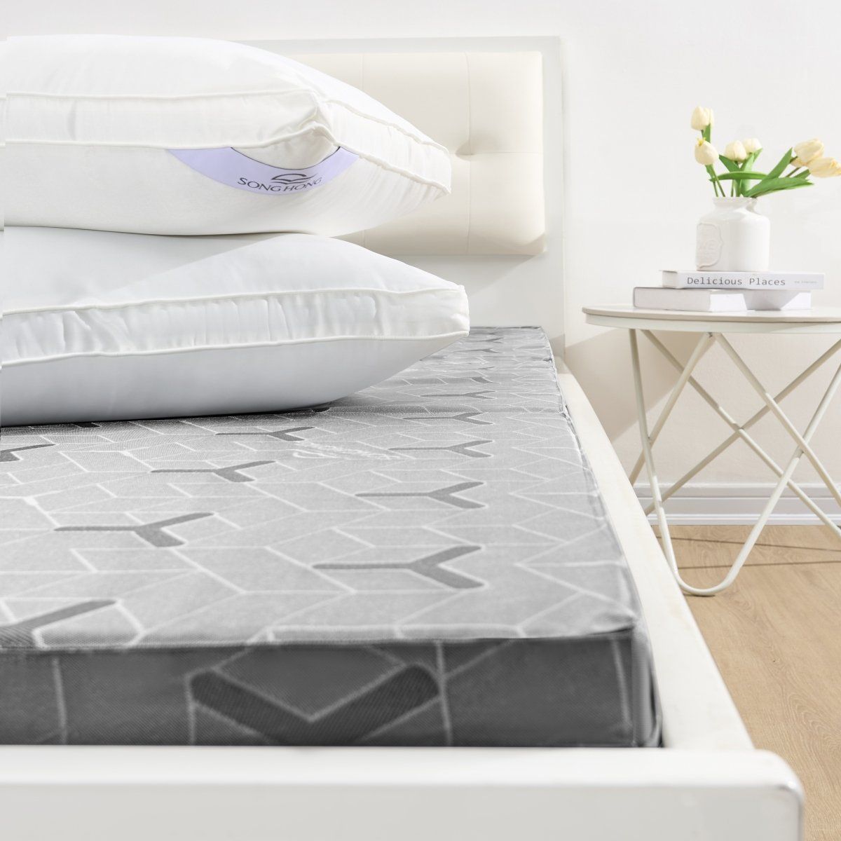 Đệm cứng bông ép tinh khiết SH_DG24 102