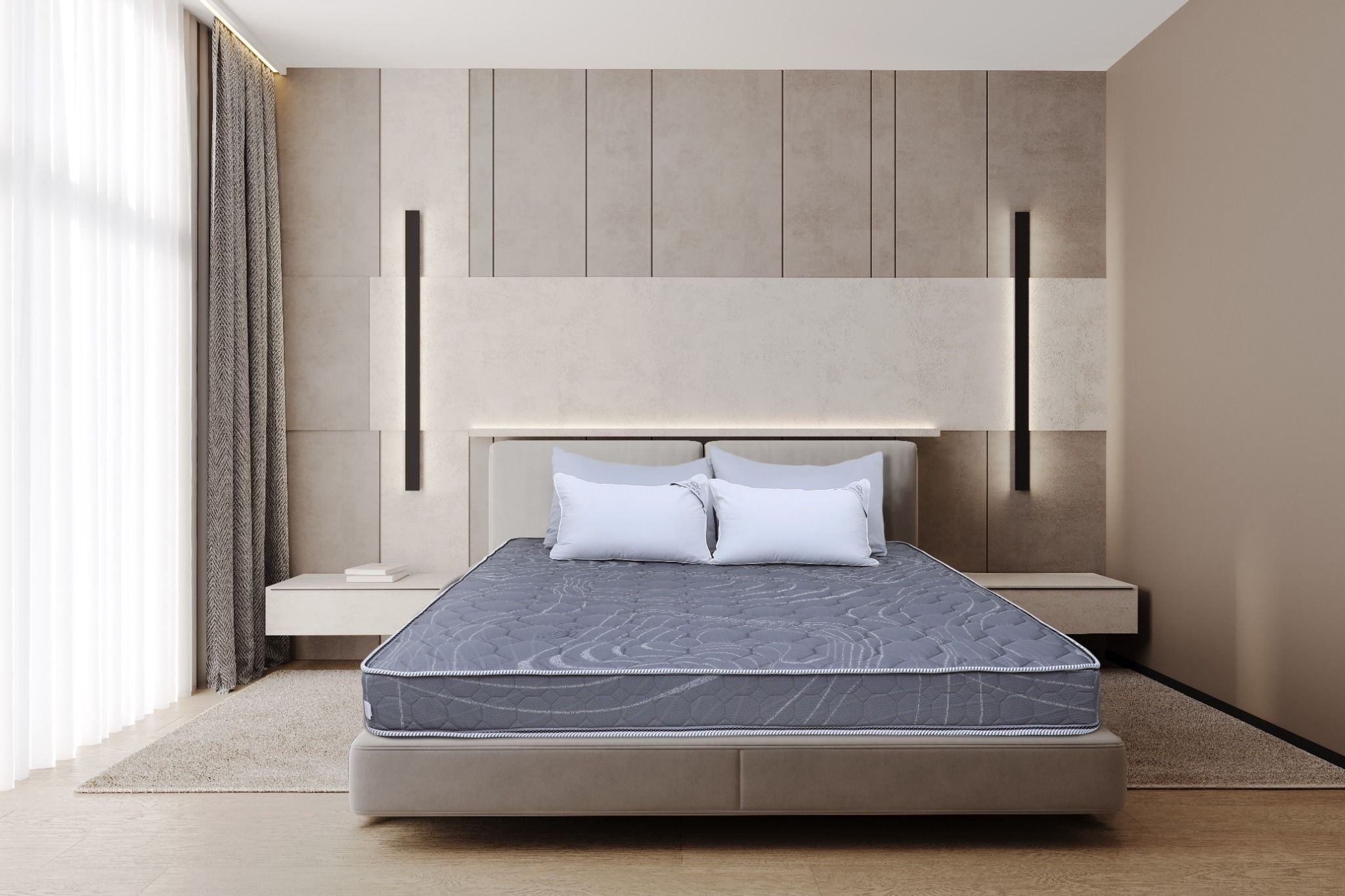 Đệm cứng bông ép tinh khiết mix foam TH3 SH_DF25 302