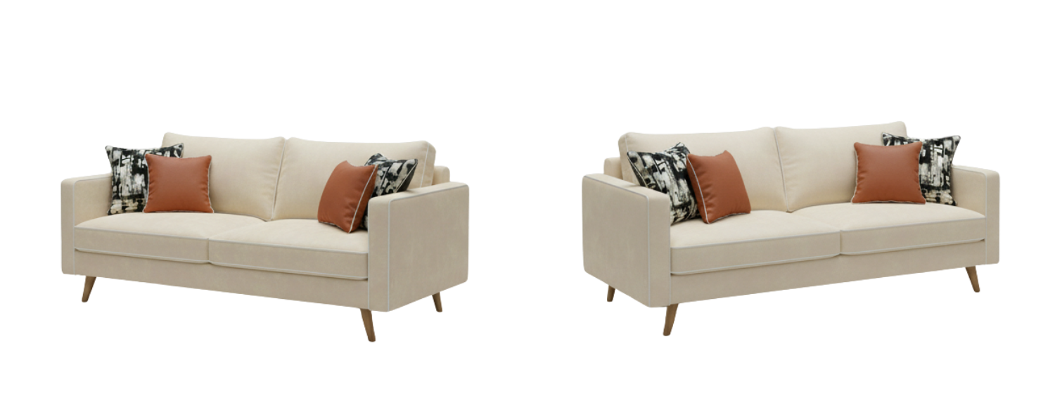 Mẫu SF2514 - Tuxedo Sofa, phong cách Bắc Âu hiện đại