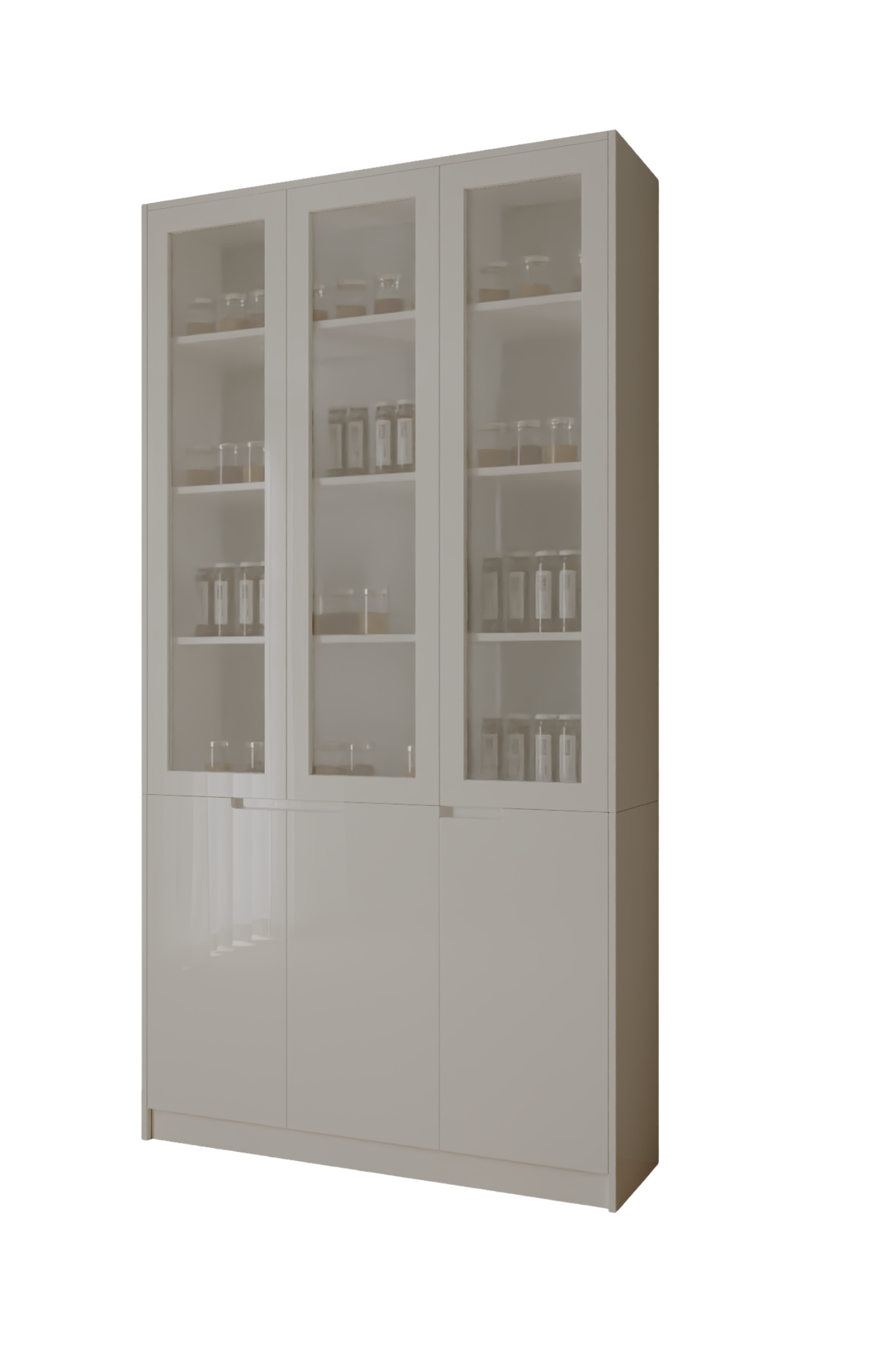 Tủ Bếp phủ acrylic Kõri trắng trang nhã 2501