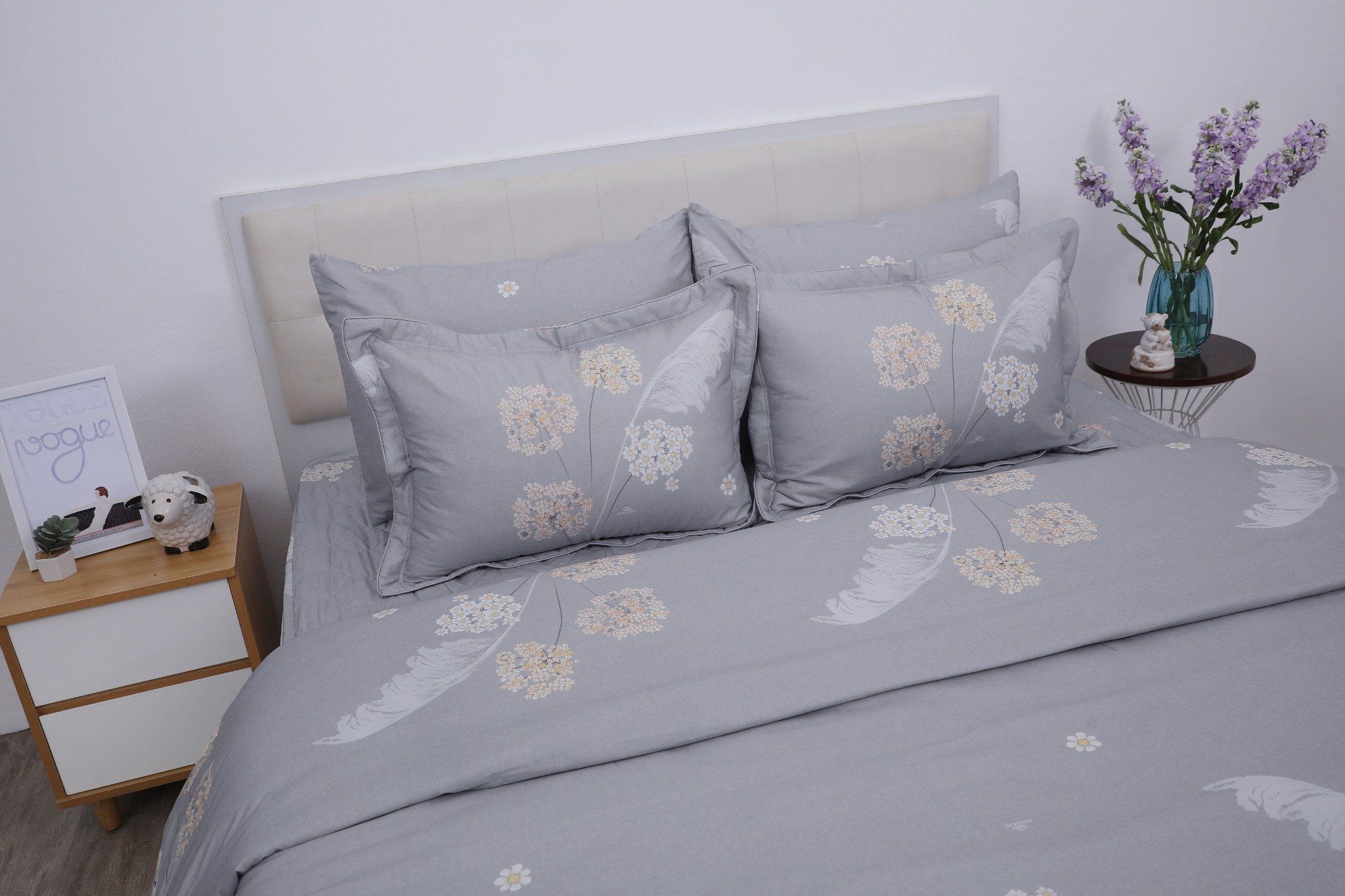 Bộ chăn ga gối cotton SH_BC25 108