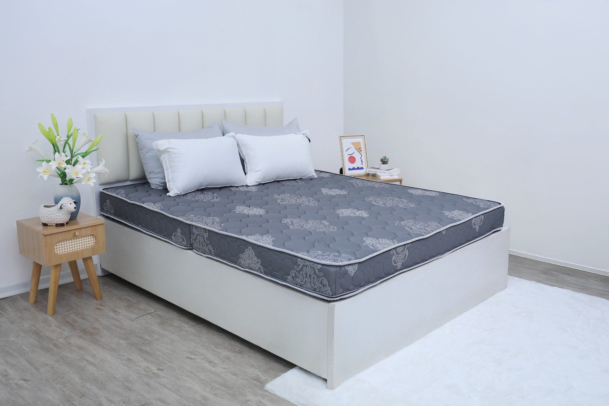 Đệm cứng bông ép tinh khiết mix foam TH3 SH_DF25 303