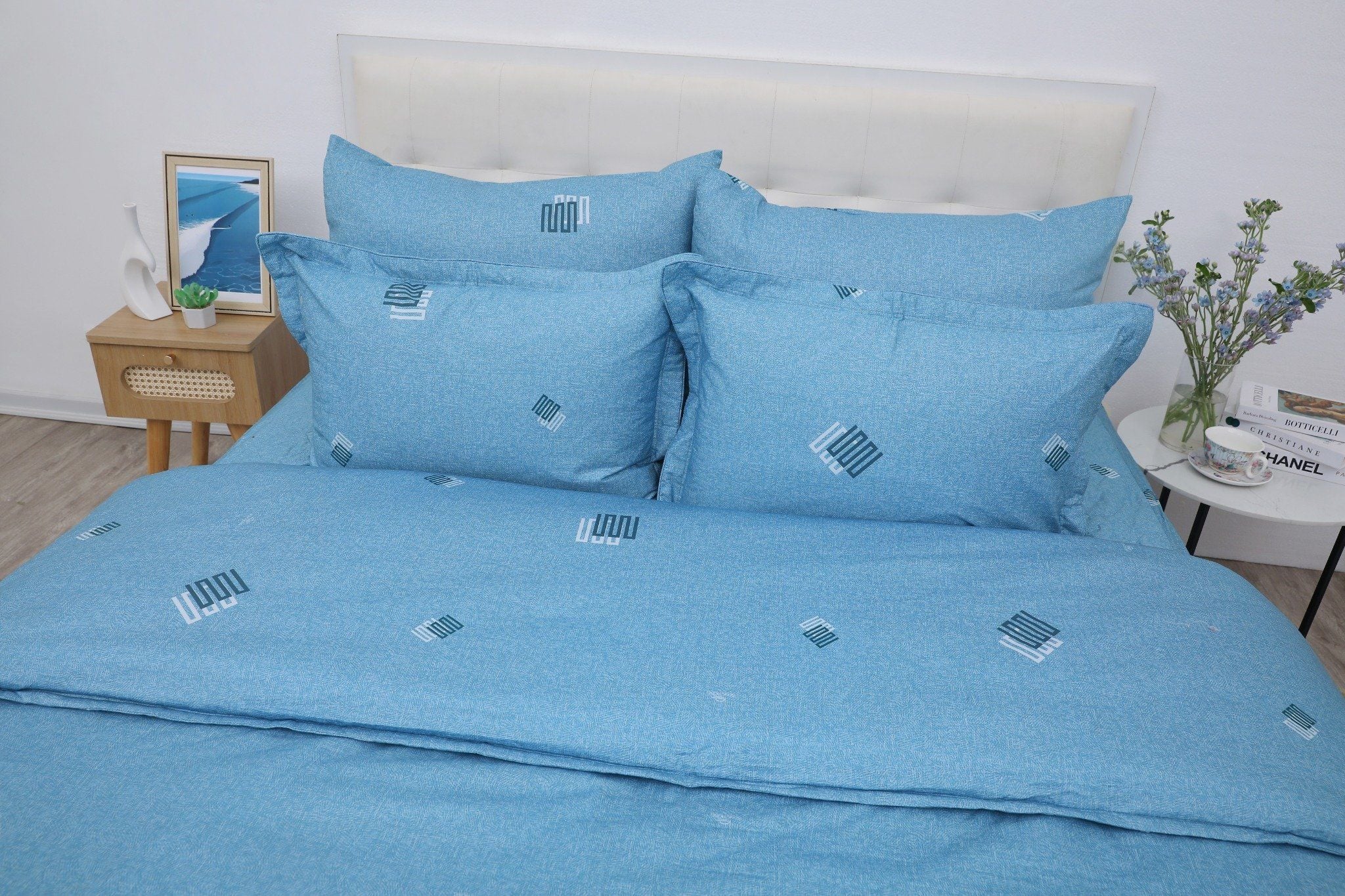 Bộ chăn ga gối cotton SH_BC25 117