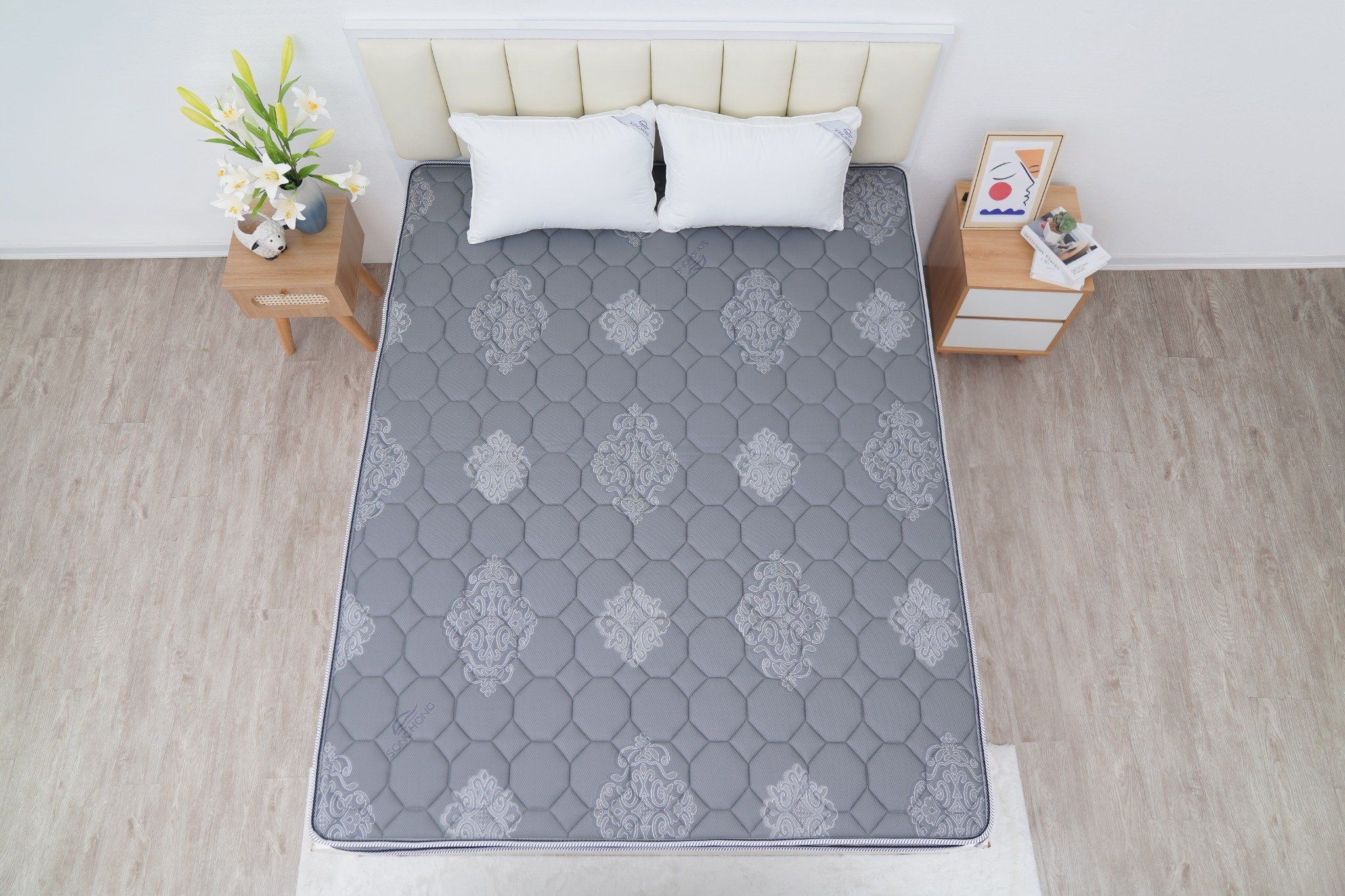 Đệm cứng bông ép tinh khiết mix foam TH3 SH_DF25 303