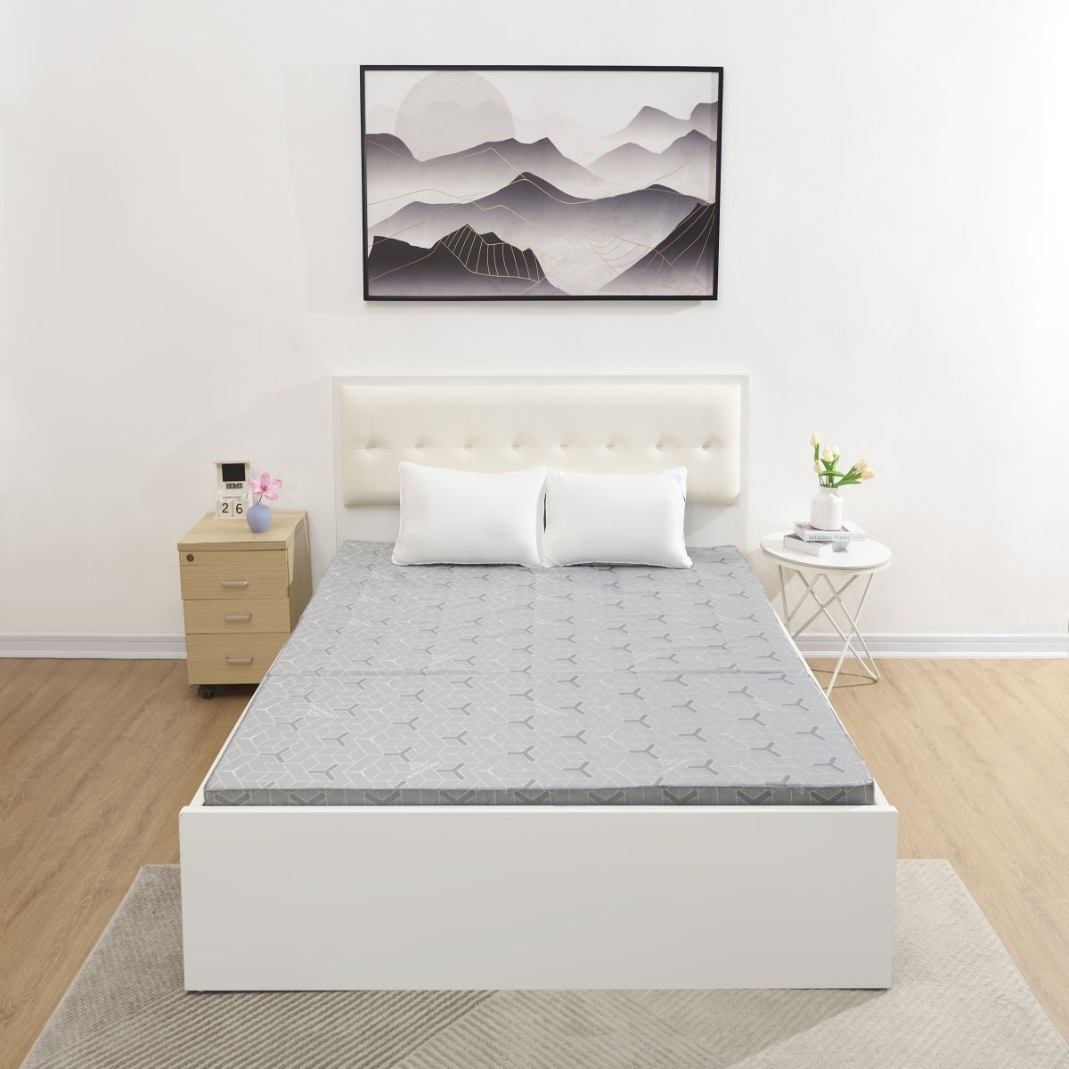 Đệm cứng bông ép tinh khiết SH_DG24 102