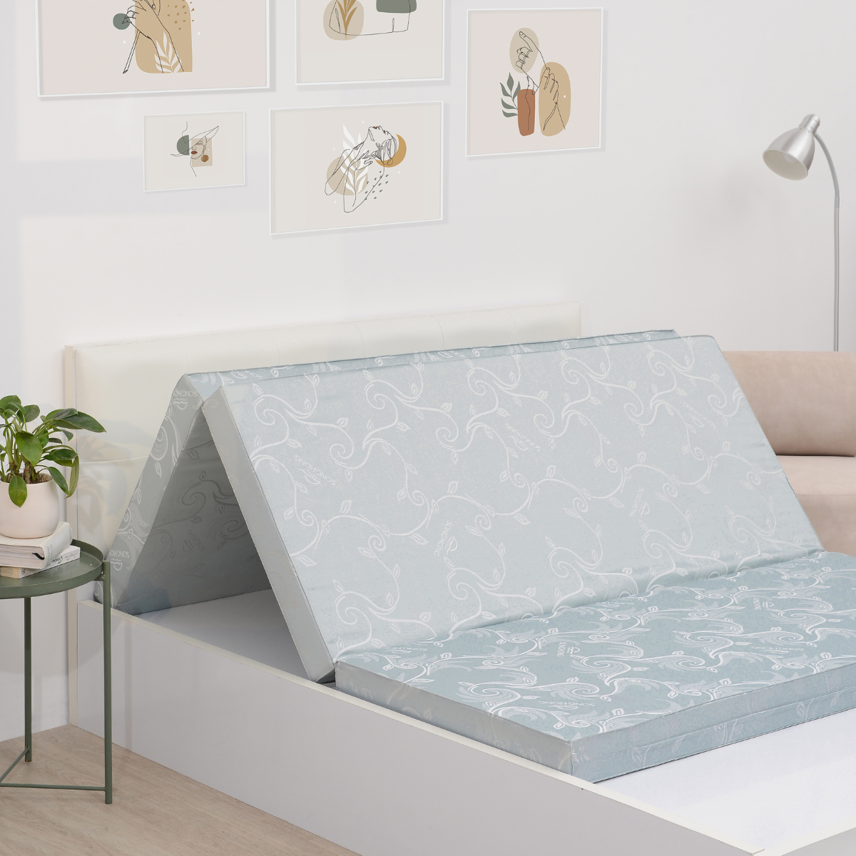 Đệm cứng bông ép tinh khiết SH_DG21 009