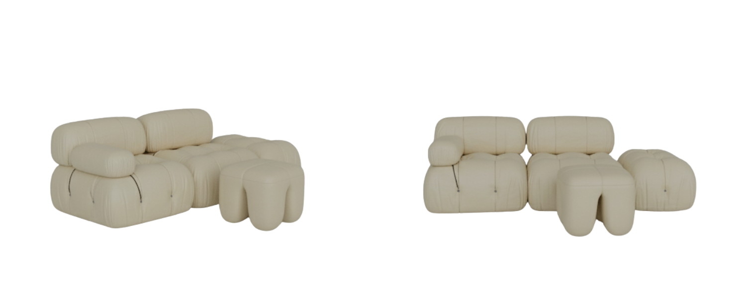 SF2509- Sofa đôi BUBBLE