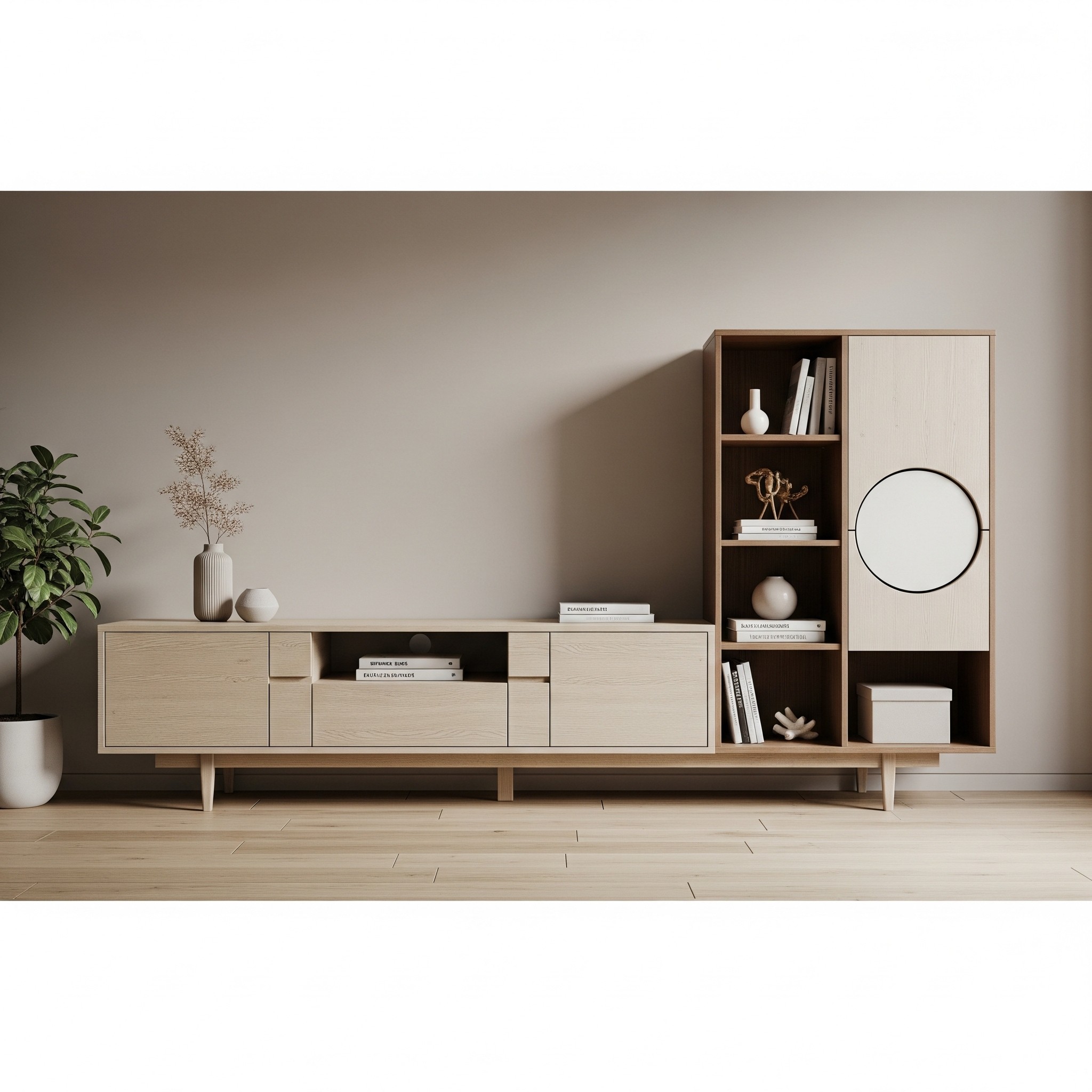 TV2502 Kệ TV vi khối phong cách