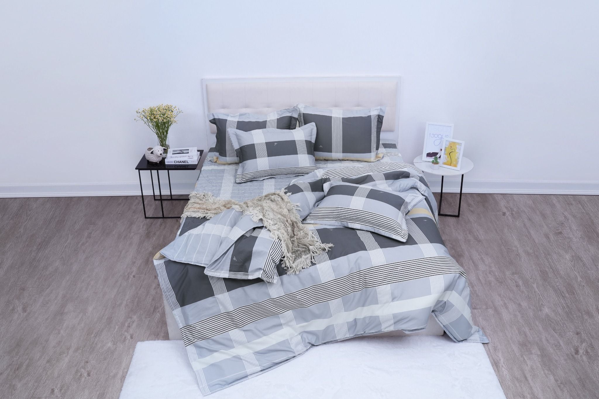 Bộ chăn ga gối cotton SH_BC25 110