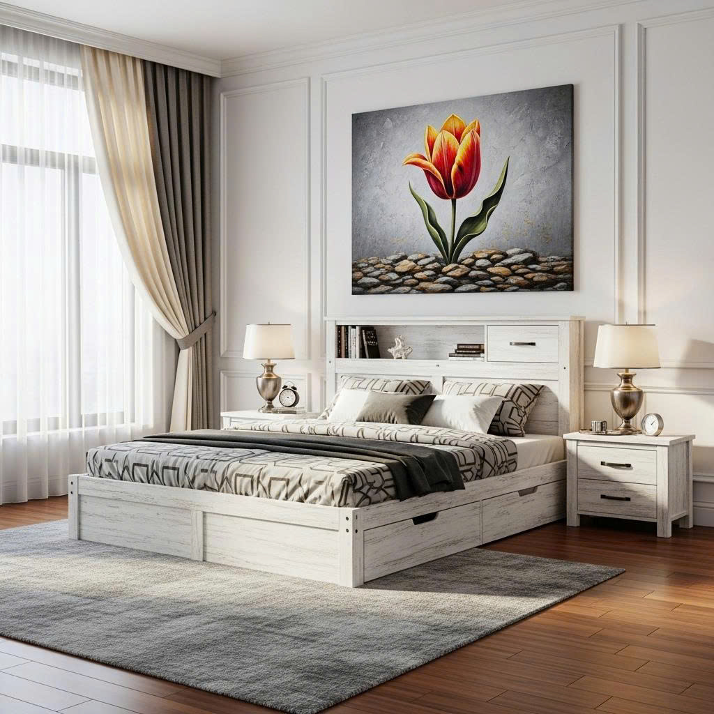 GN2510 Giường ngủ hiện đại Eco Z