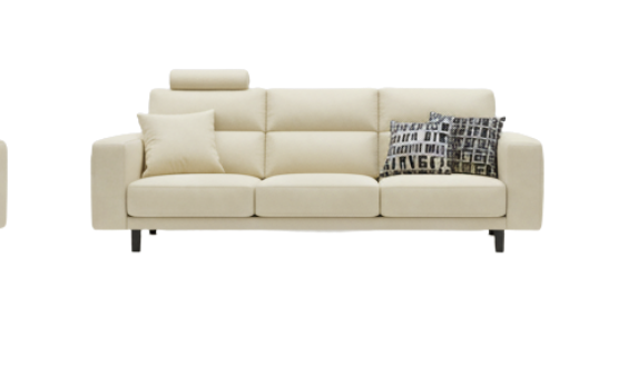 SF2508- Sofa  Da Phong Cách Bắc Âu Tối Giản