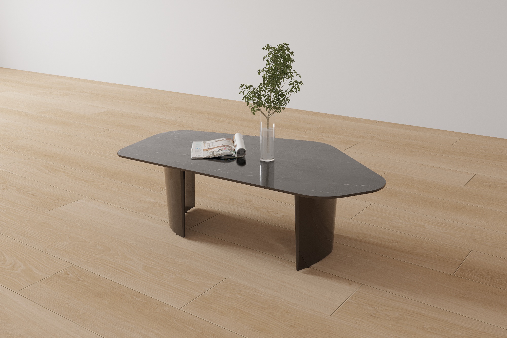 BT-08 Bàn trà đá marble đen