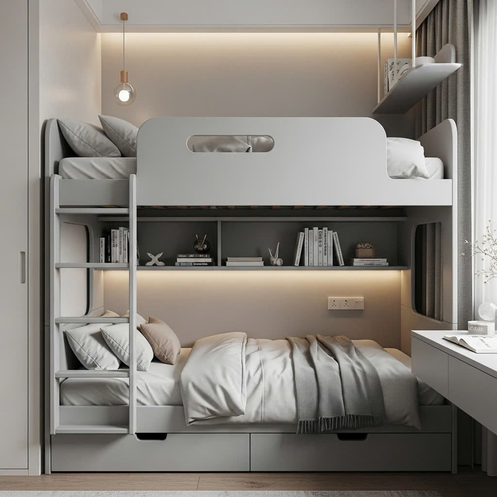 GN2514 Giường tầng cho không gian nhỏ