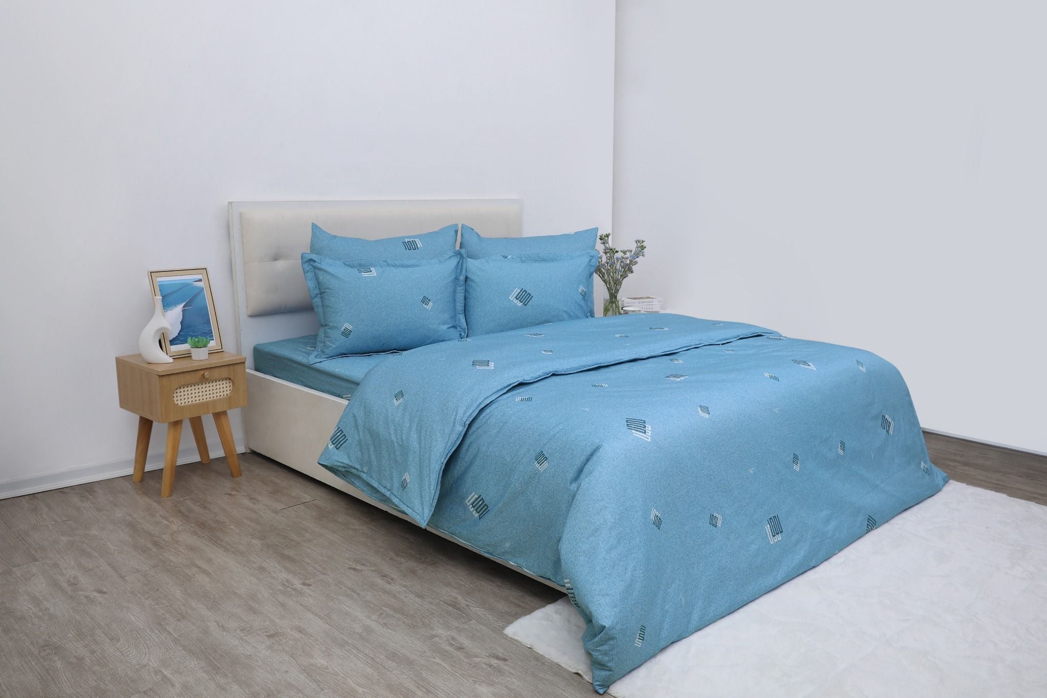 Bộ chăn ga gối cotton SH_BC25 117