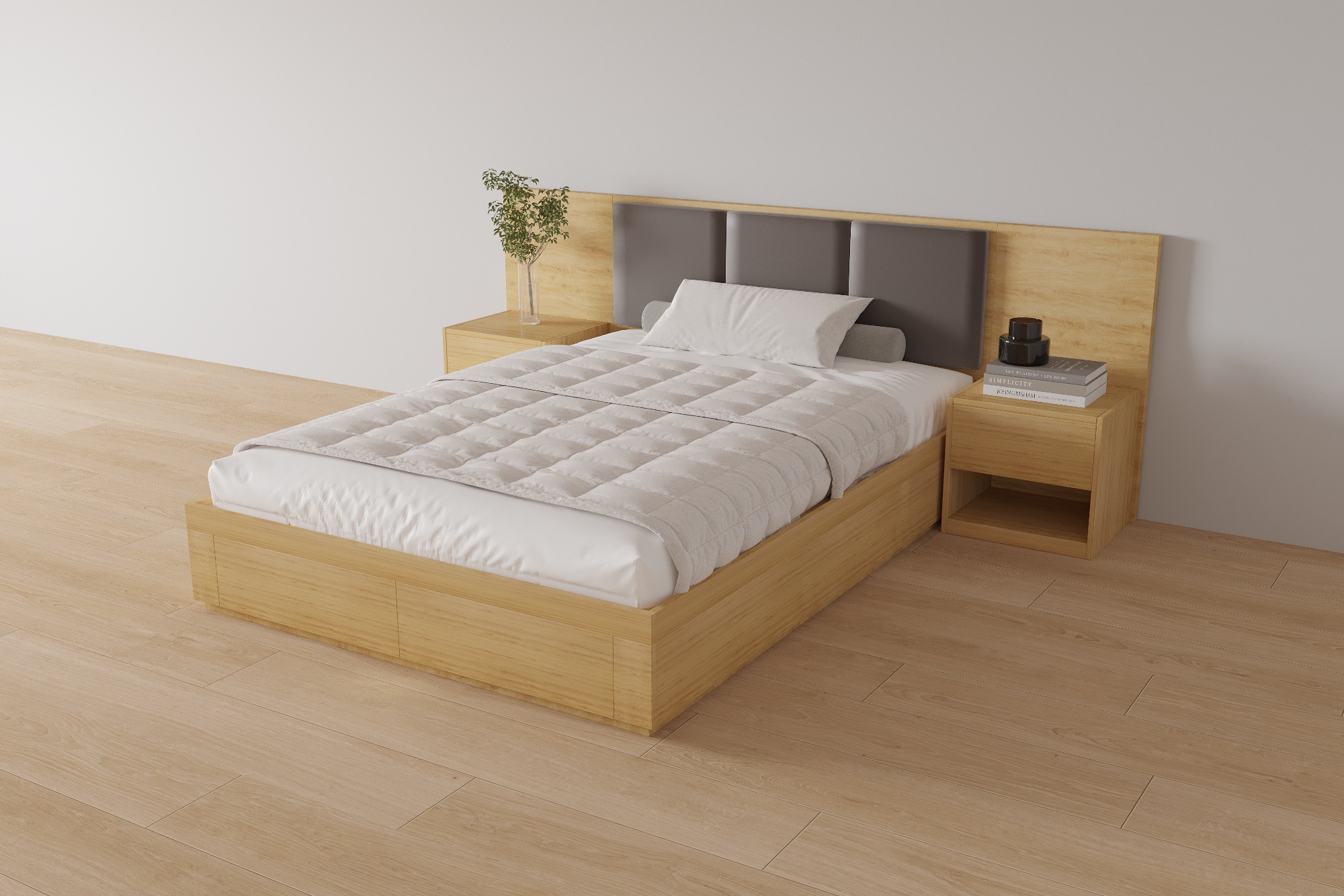 GN2503 Giường ngủ An Yên Scandi