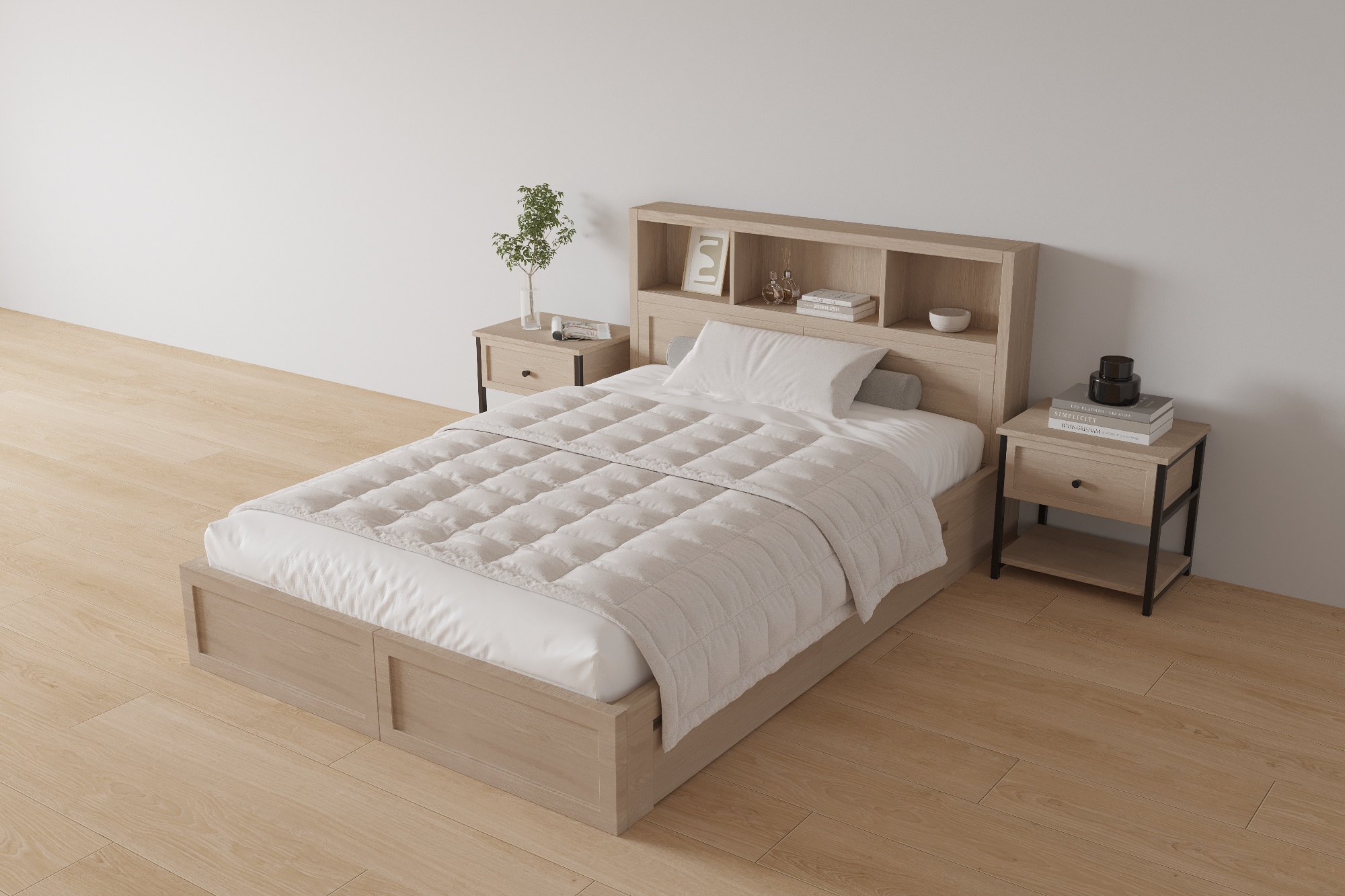 GN2506 Giường ngủ Nordic Serene Dream