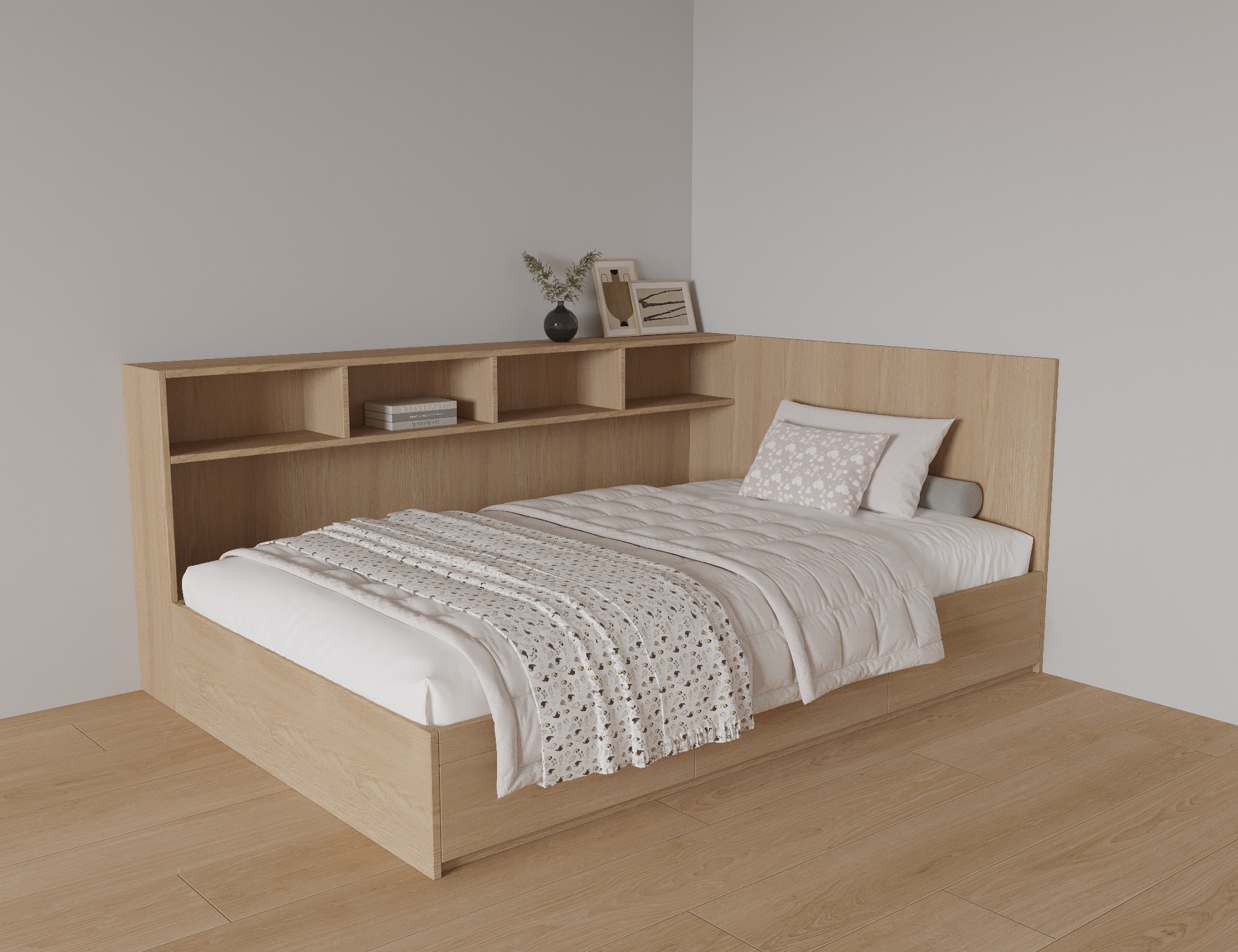 GN2509 Giường ngủ đơn cho bé trai