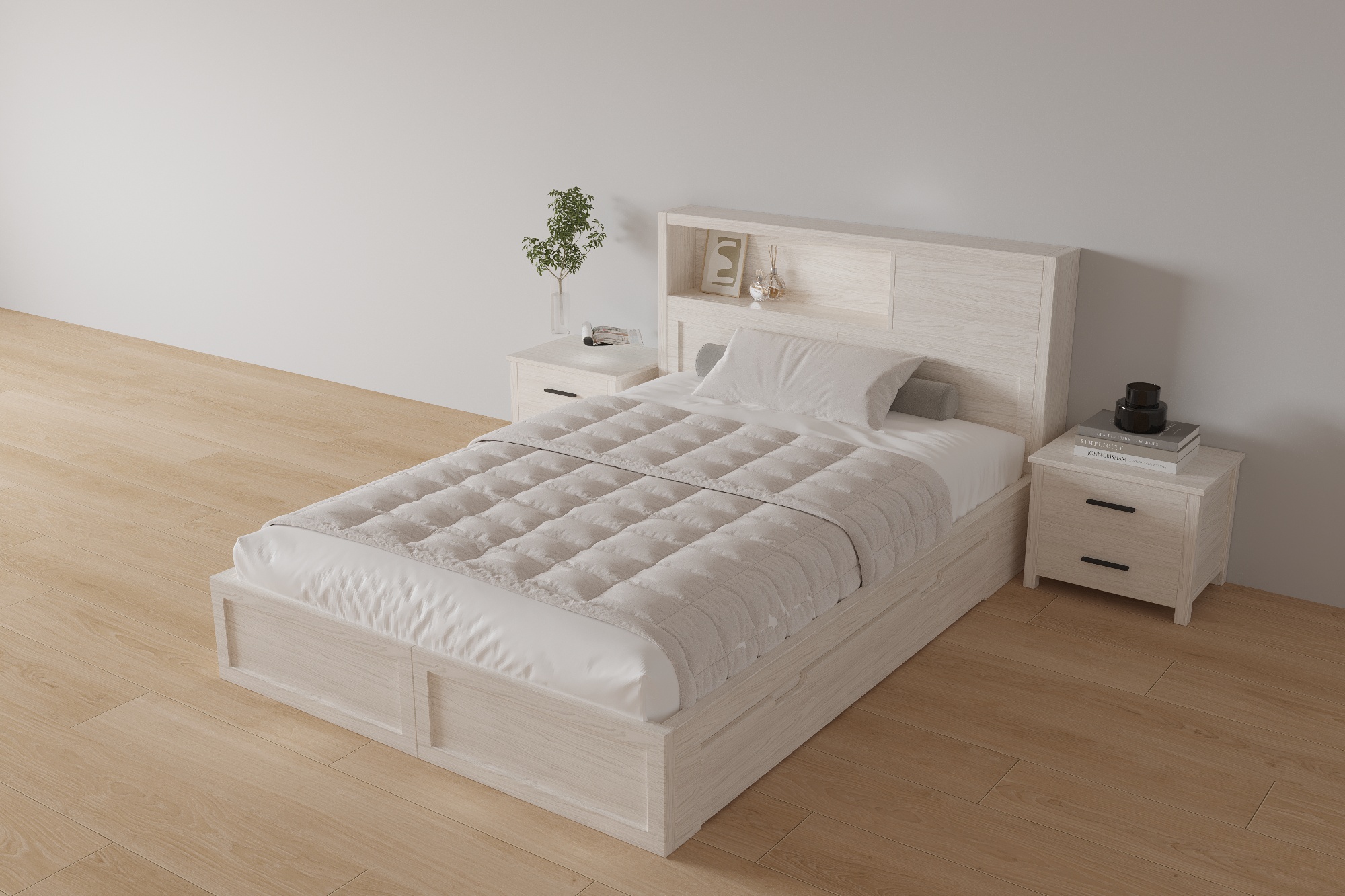 GN2510 Giường ngủ hiện đại Eco Z