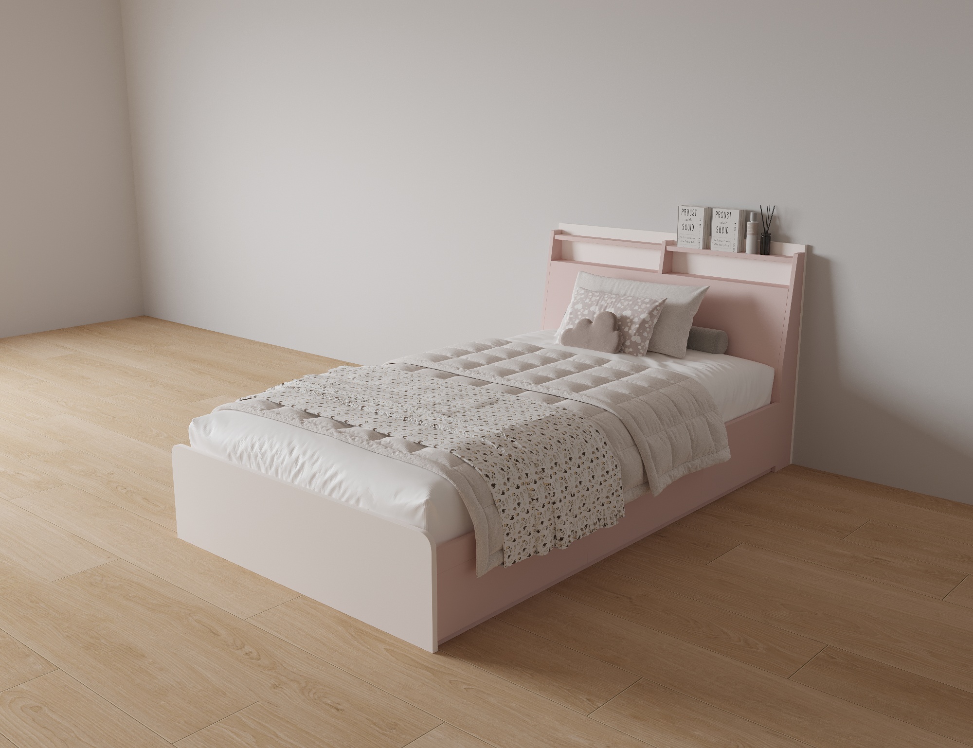 GN2511 Giường ngủ đơn cho bé gái