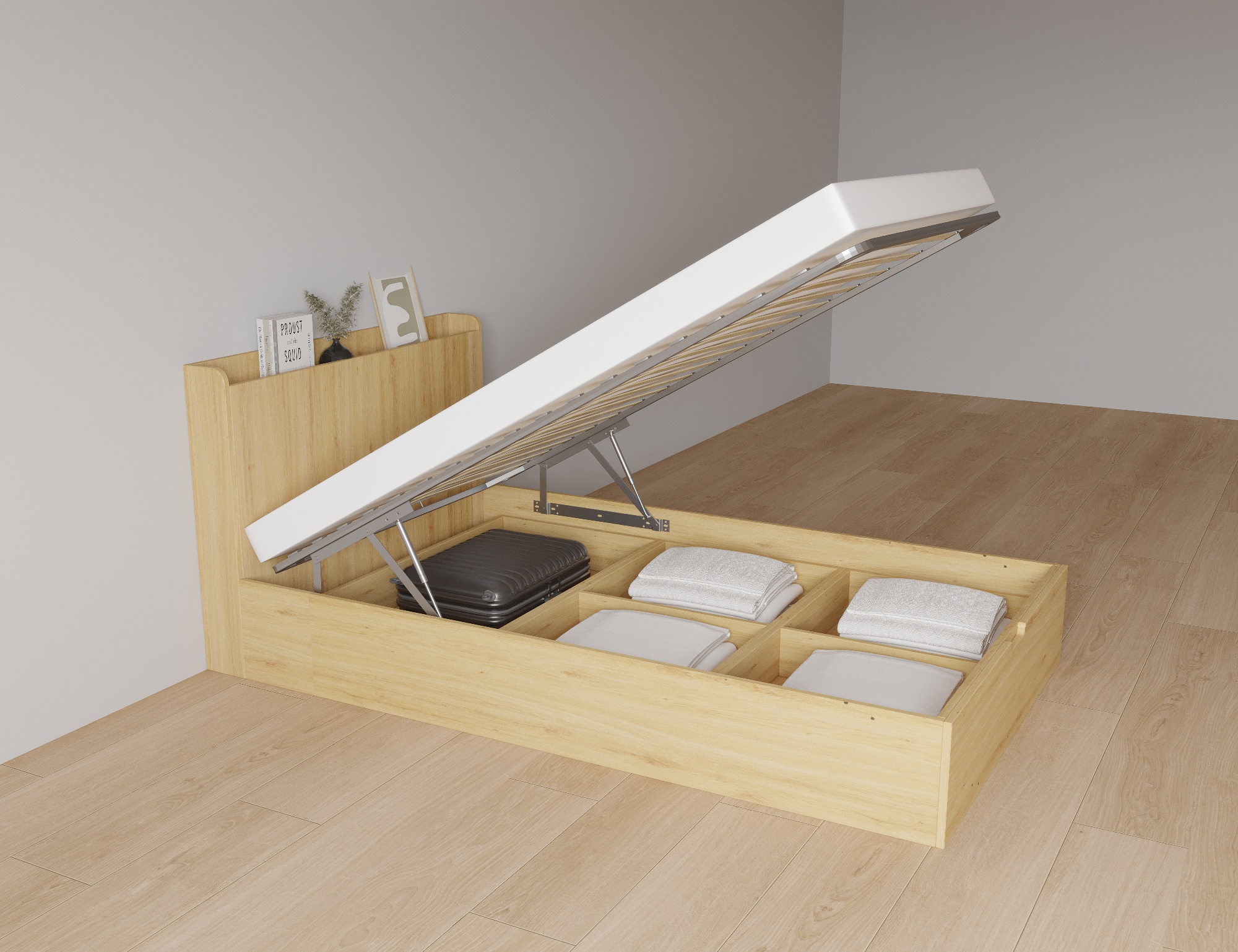 GN2512 Giường ngủ đơn ToBo