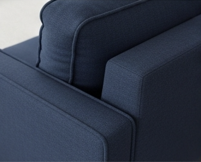 Mẫu SF2514 - Tuxedo Sofa, phong cách Bắc Âu hiện đại