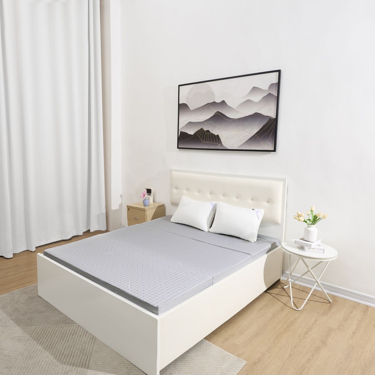 Đệm cứng bông ép tinh khiết SH_DG24 101