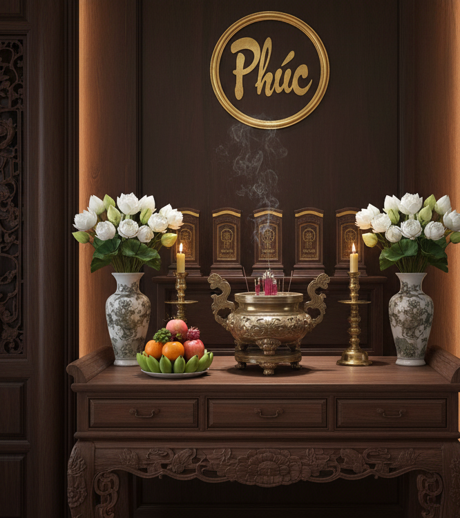 Gian thờ - Ban thờ