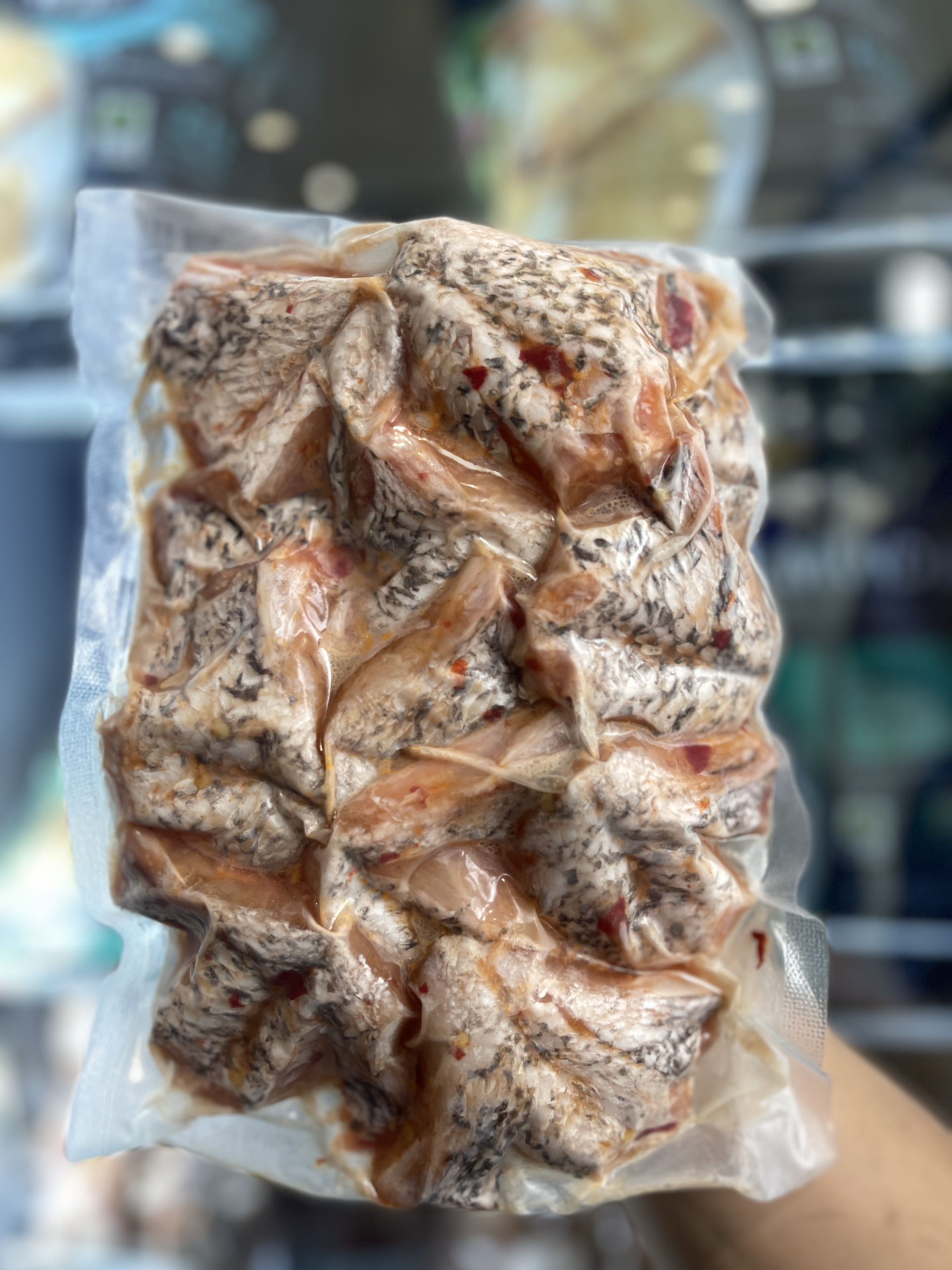 Ức Cá Vược Tẩm Gia Vị