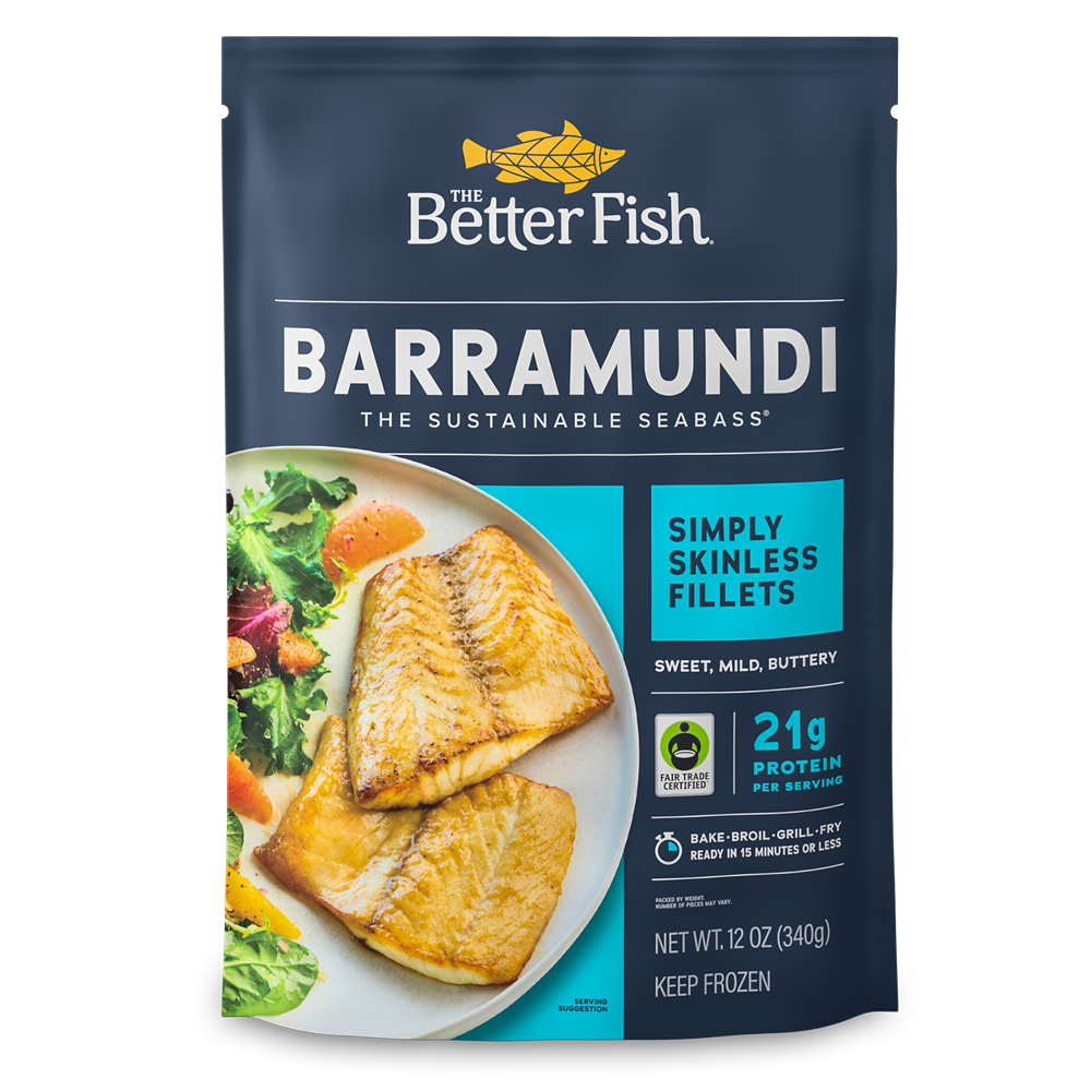 Cá Vược The Better Fish® Phi lê Không Da túi 340g