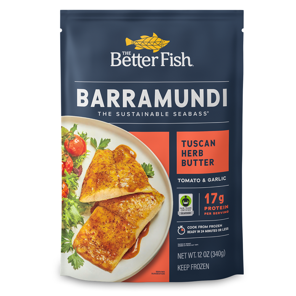 Cá Vược The Better Fish® Xốt Tuscan Còn Da túi340gr