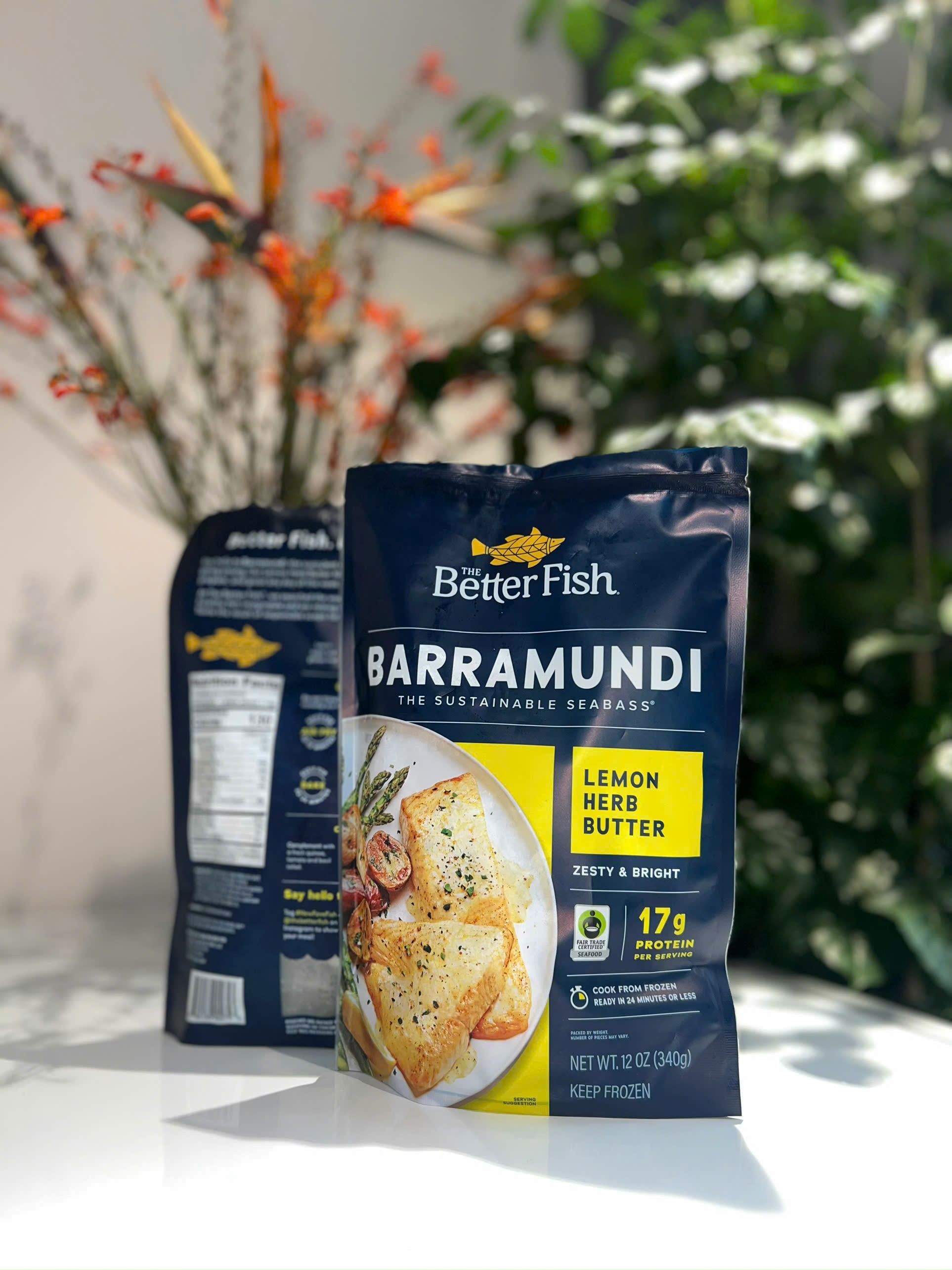 Cá Vược The Better Fish® Xốt Bơ Chanh Không Da túi 340gr