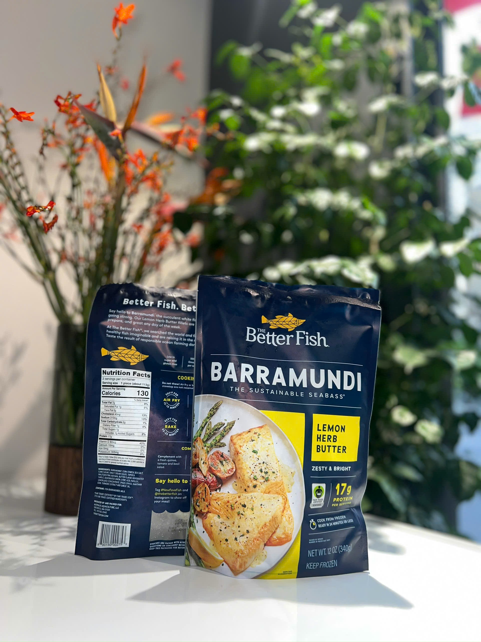 Cá Vược The Better Fish® Xốt Bơ Chanh Còn Da túi 340gr