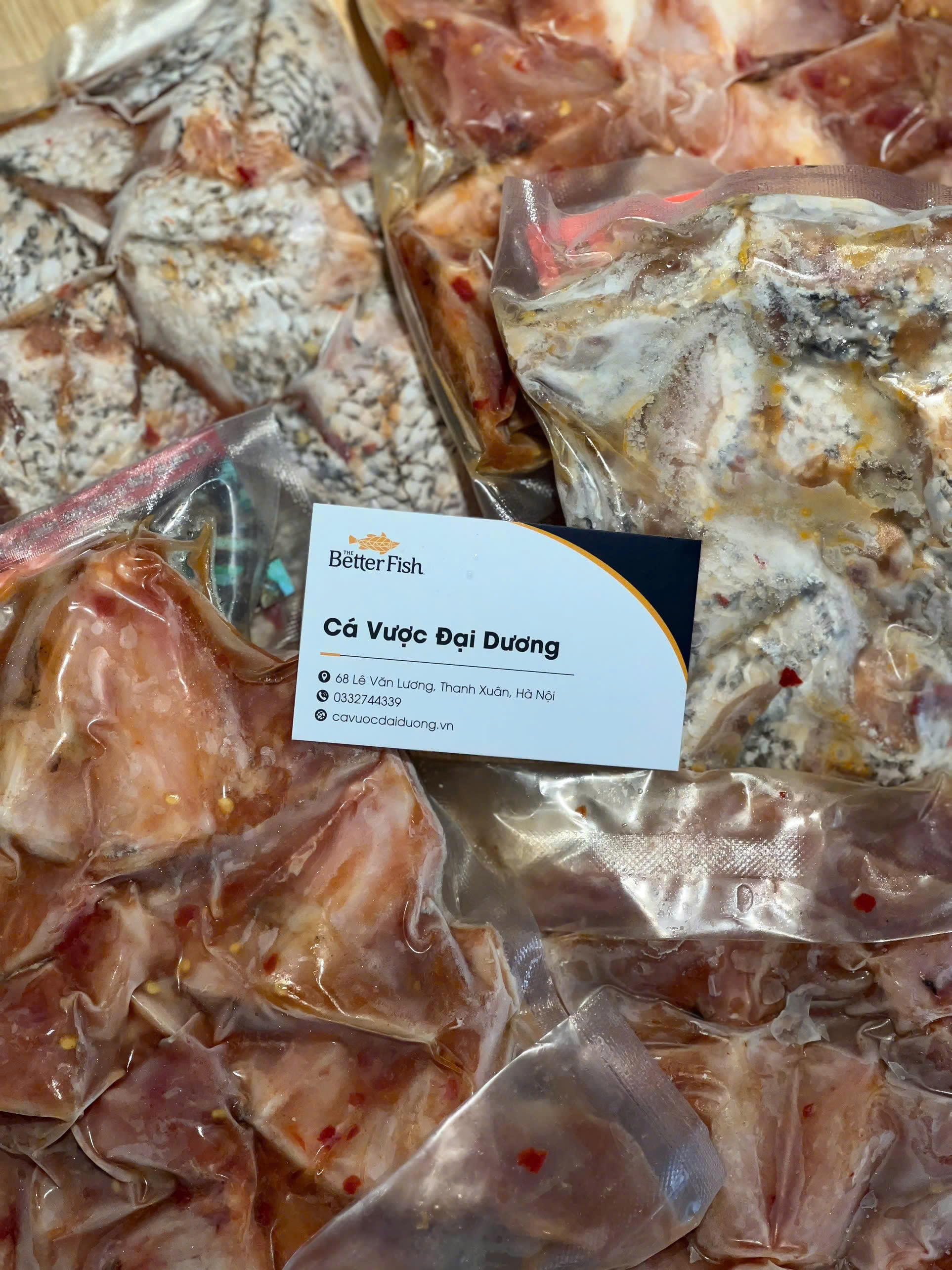 Ức Cá Vược Tẩm Gia Vị