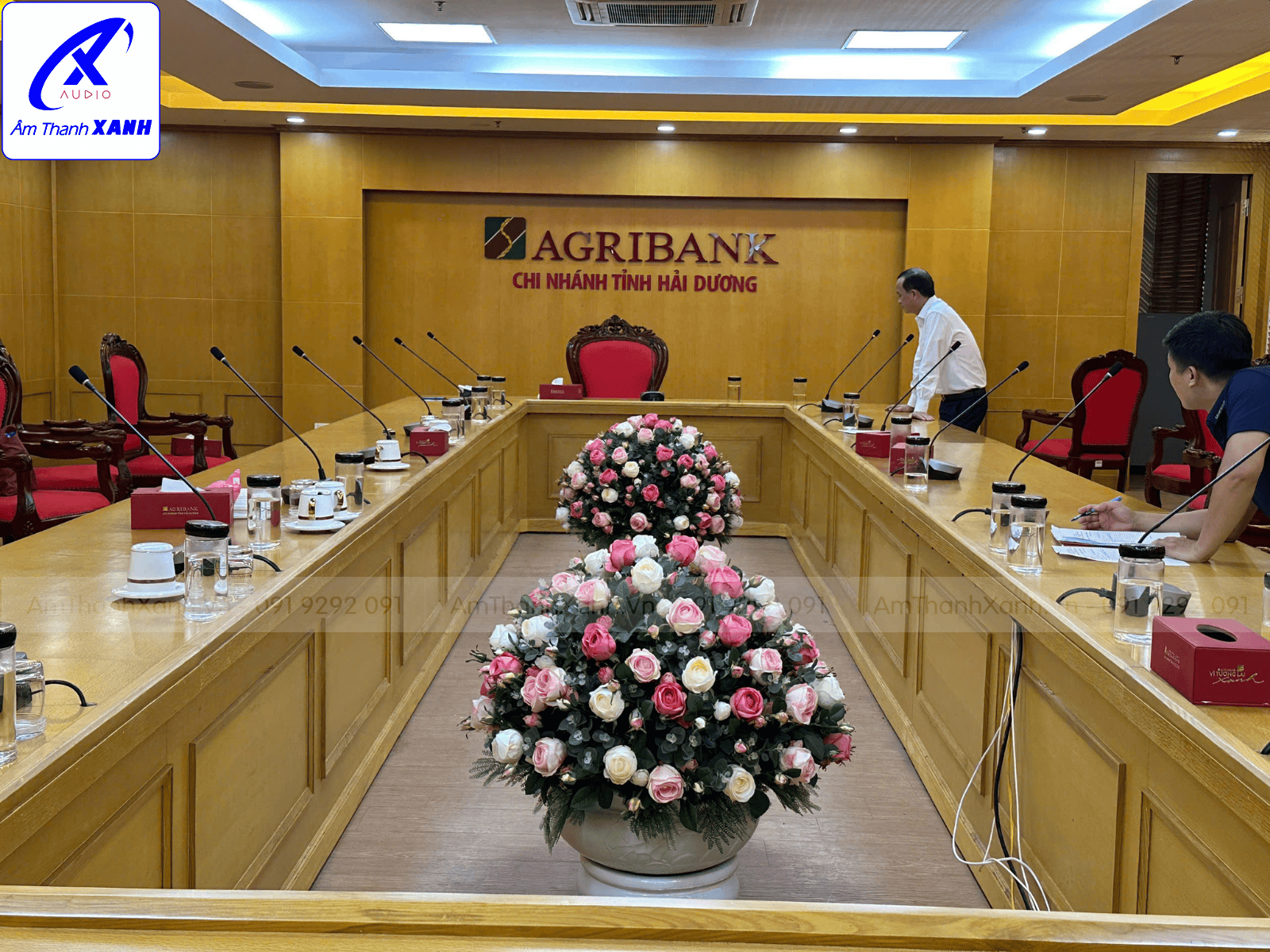 LẮP ĐẶT HỆ THỐNG LOA TOA & MICRO HỘI HỌP TOA TẠI AGRIBANK HẢI DƯƠNG