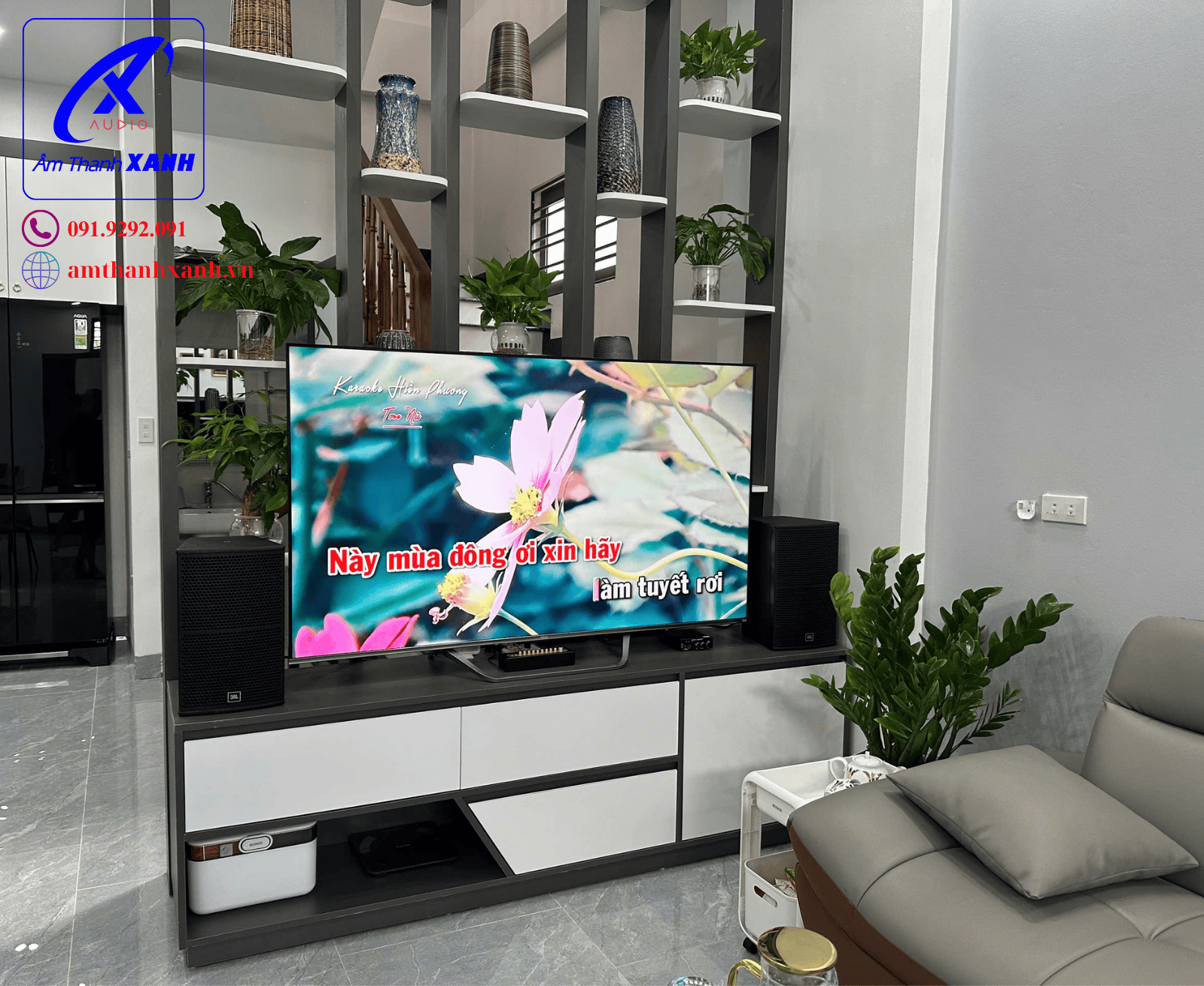 LẮP ĐẶT ÂM THANH KARAOKE MINI JBL CHO ANH CHỊ YÊU CA HÁT TẠI PHỐ NGÔ QUYỀN