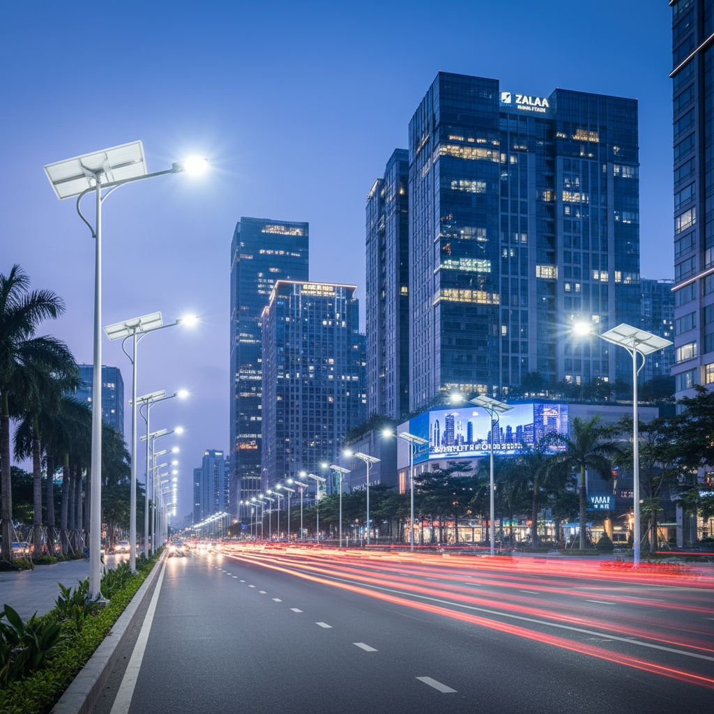 Ảnh giải pháp Đèn Năng Lượng Mặt Trời Cho Dự Án ZALAA - Chiếu sáng công cộng, đô thị thông minh - đèn đường năng lượng mặt trời