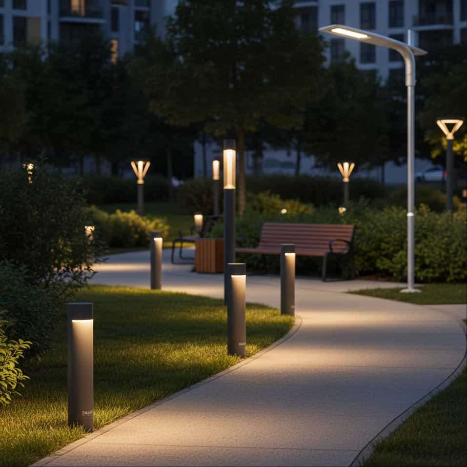 Ảnh giải pháp chiếu sáng công viên và không gian công cộng ZALAA - an toàn, thẩm mỹ