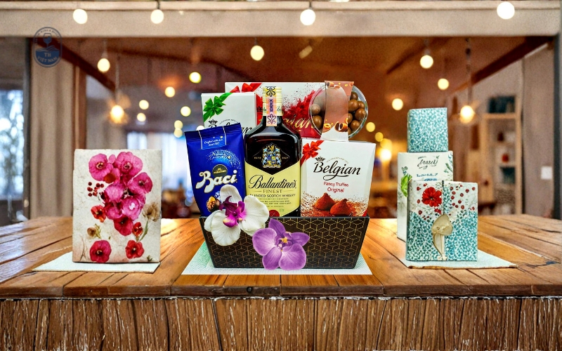 Các giỏ quà Tết rượu ngoại ưa chuộng cho Tết 2026 