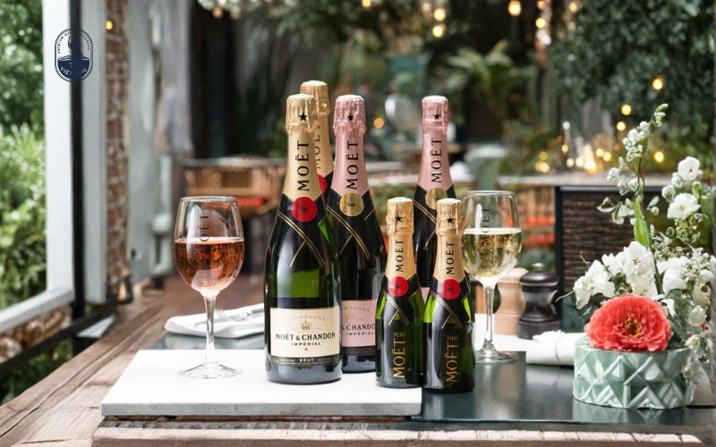 Các kích thước chai rượu vang tiêu chuẩn