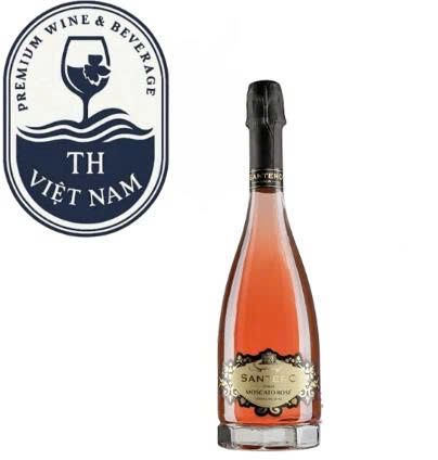 Santero Moscato Rosé Sparkling Wine