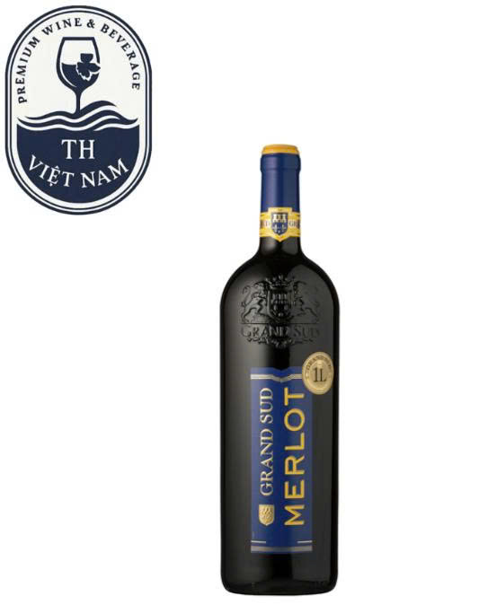 GRAND SUD MERLOT PAYS D'OC IGP 1L