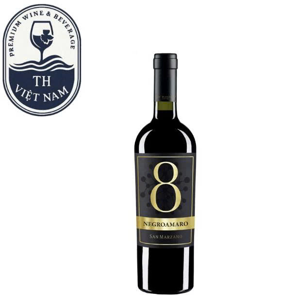 Rượu vang Ý Số 8 Negroamaro