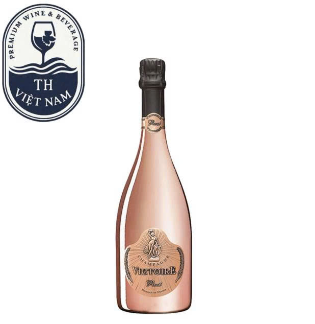 Champagne Victoire Rose Pinot Noir - Pinot Meunieur - Chardonnay